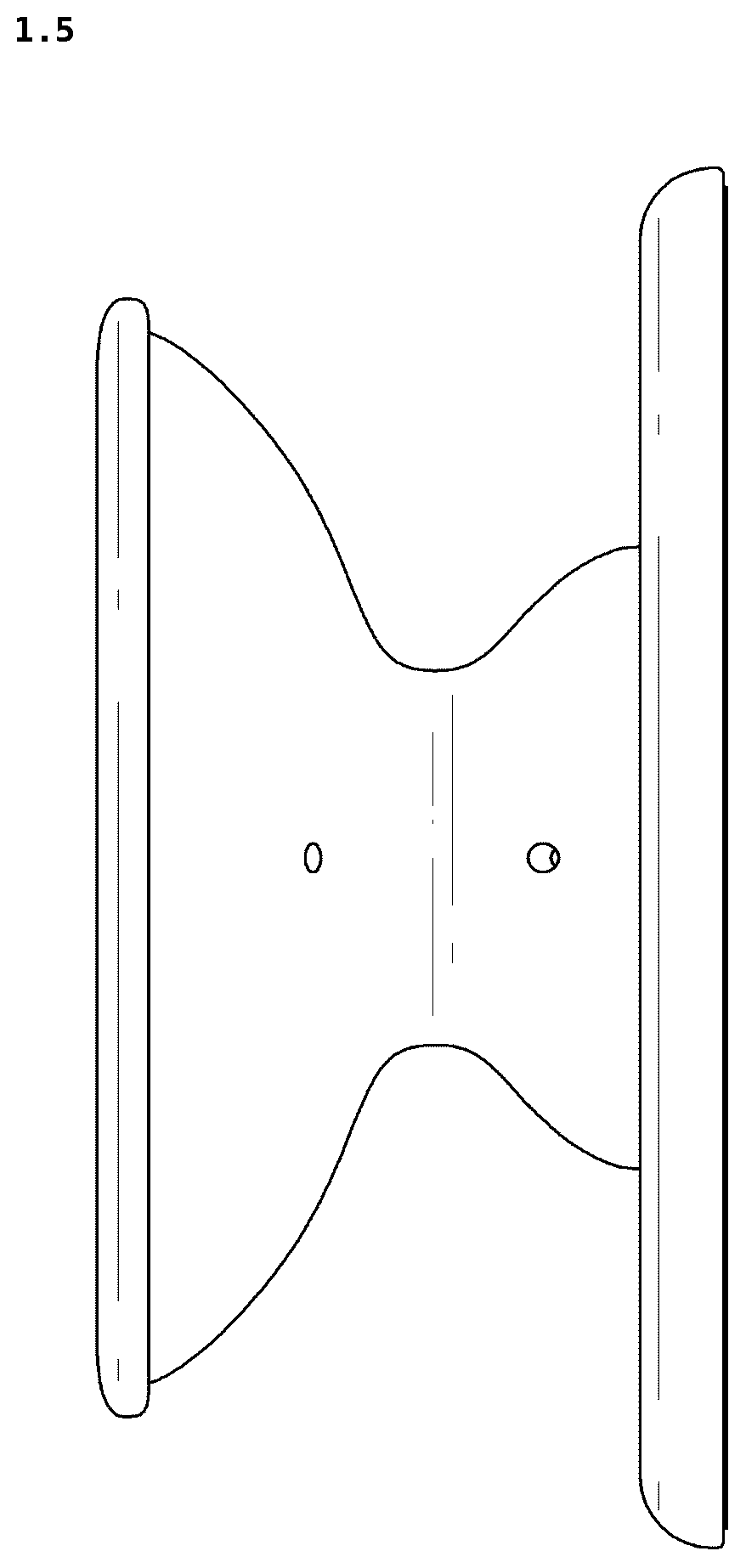 Patent USD1125146 Figure 5 – Hand grip for mobile telephone