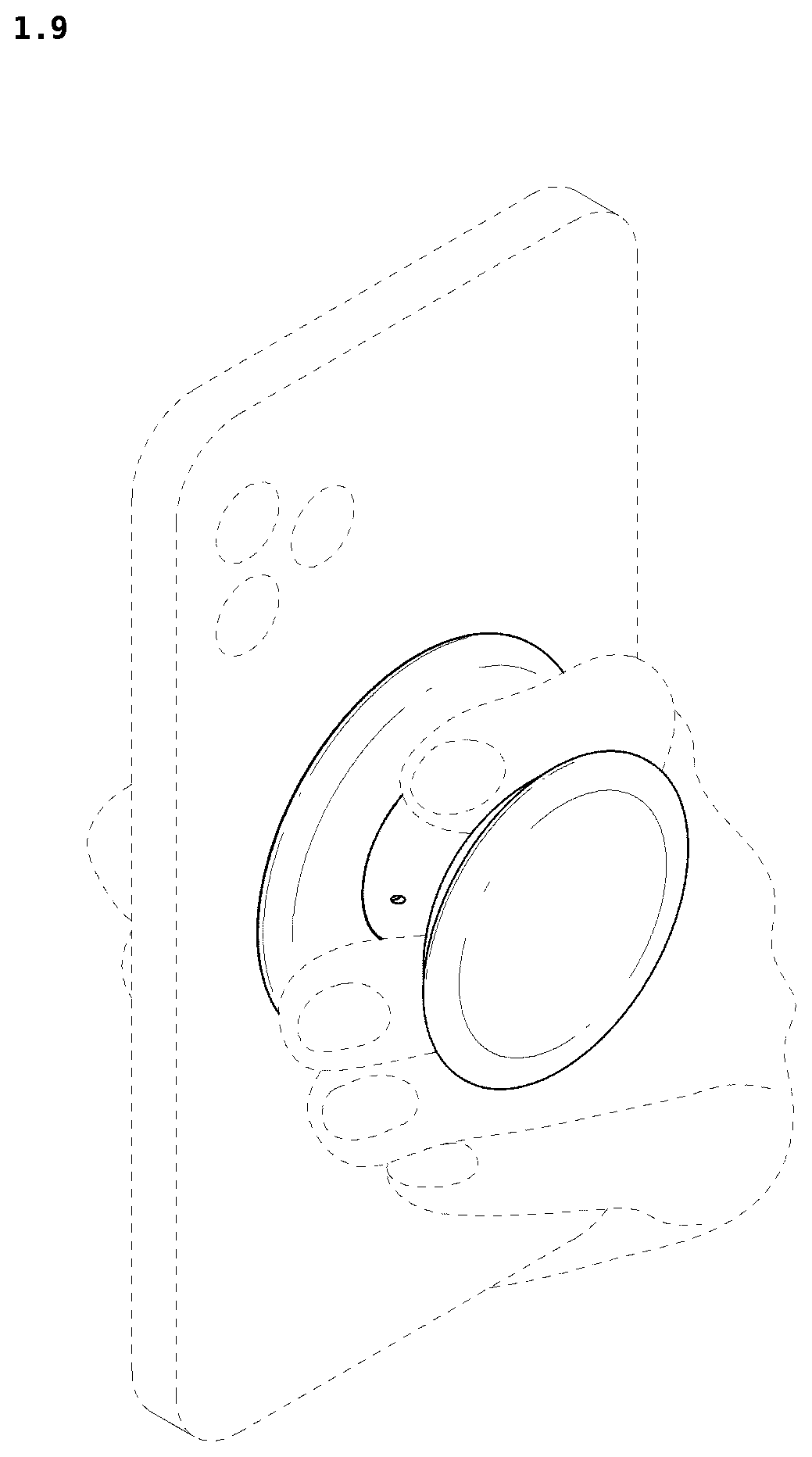 Patent USD1125146 Figure 9 – Hand grip for mobile telephone