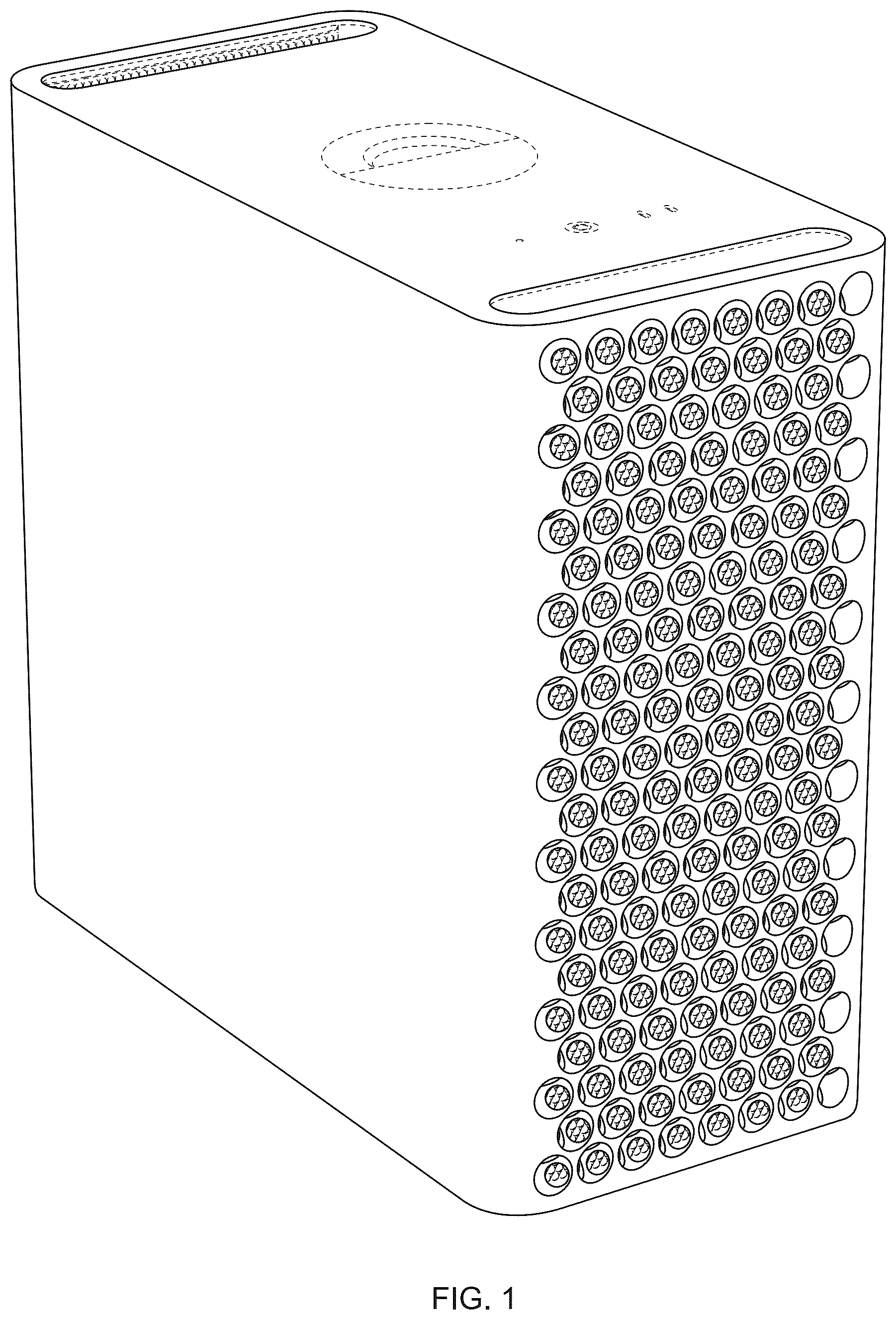 Patent USD1125150 — Electronic device enclosure — Figure 1