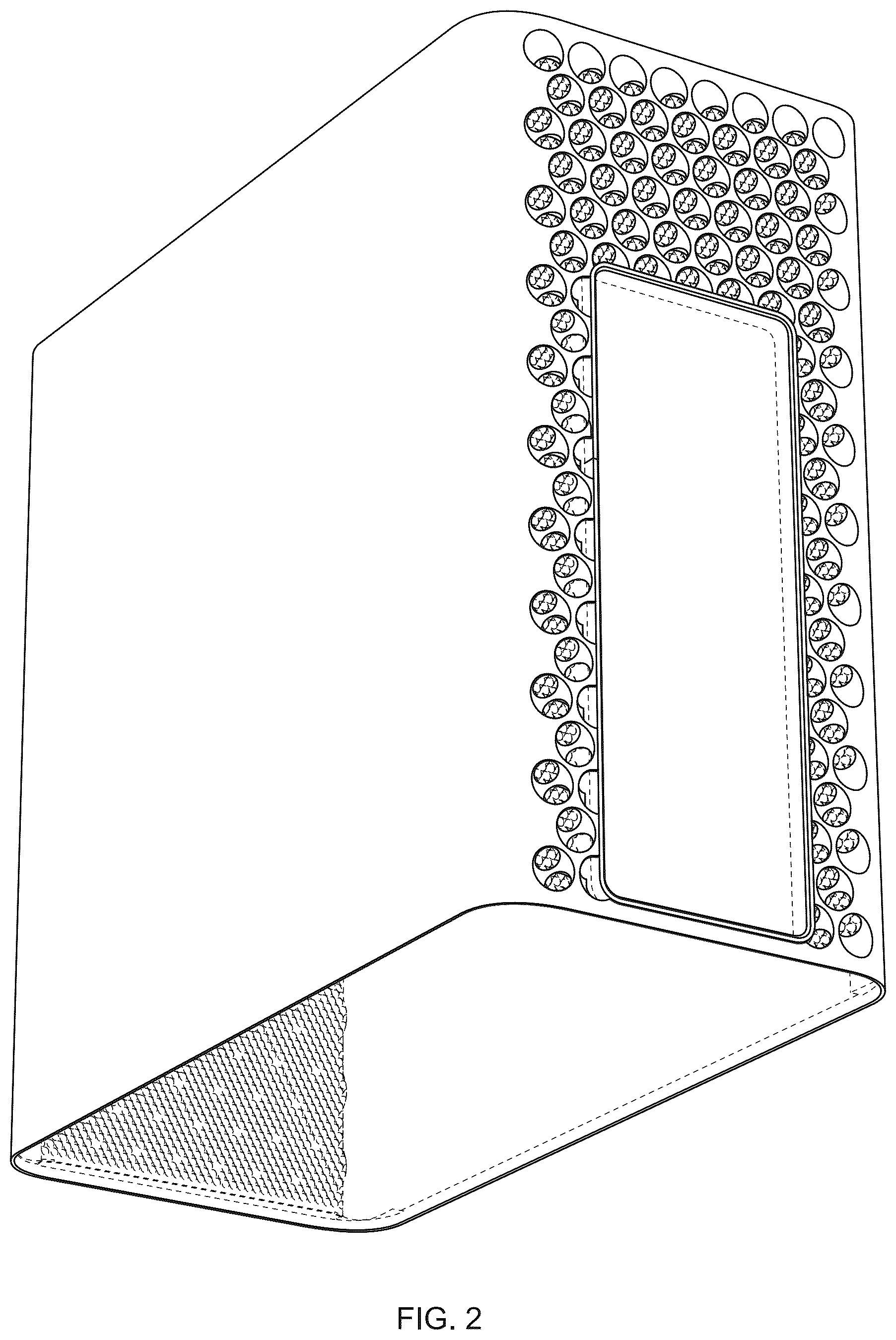 Patent USD1125150 Figure 2 – Electronic device enclosure