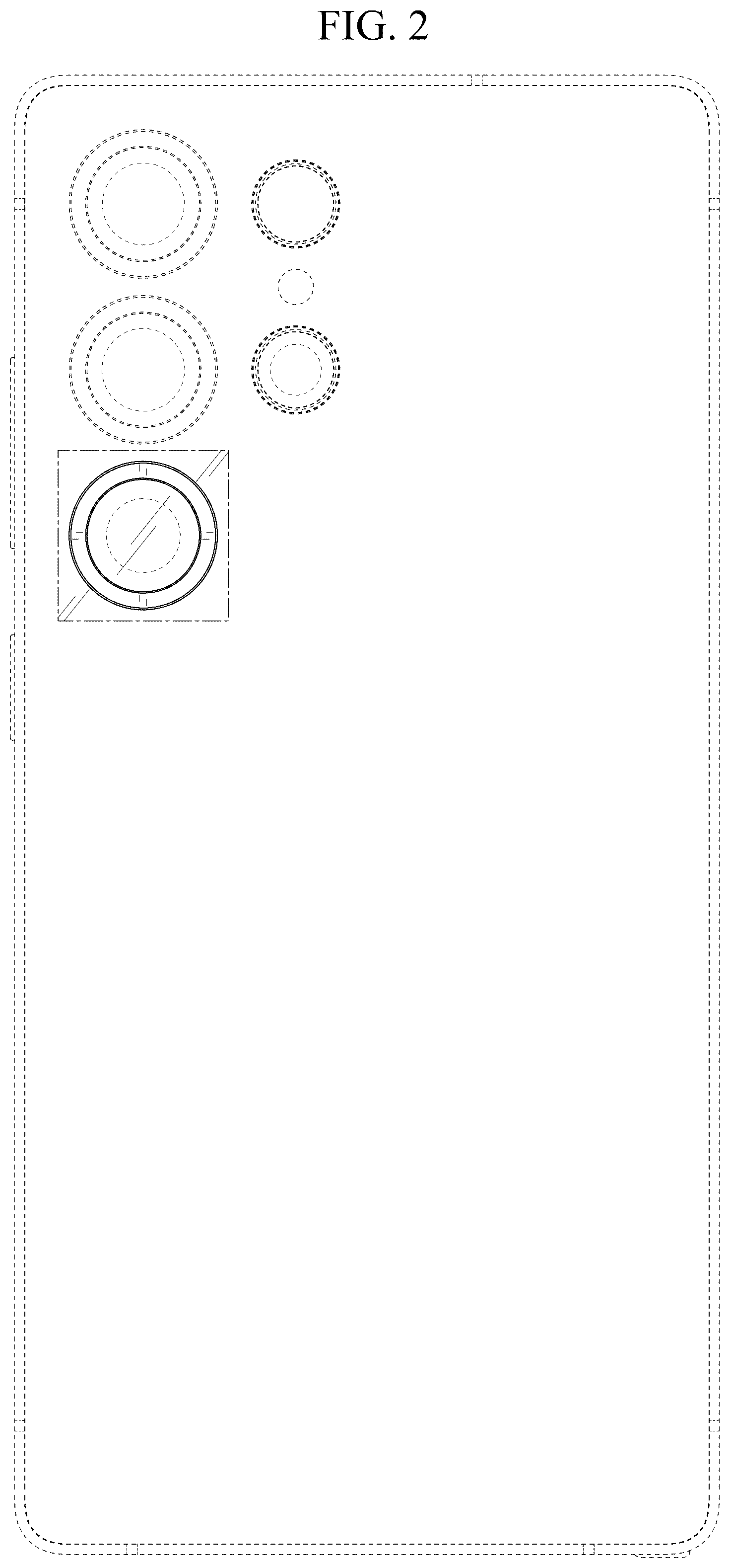 Patent USD1125155 Figure 2 – Electronic device