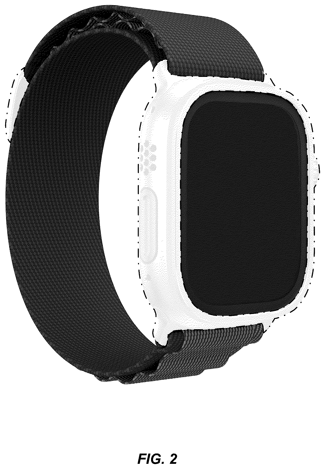 Patent USD1125156 Figure 2 – Wearable device