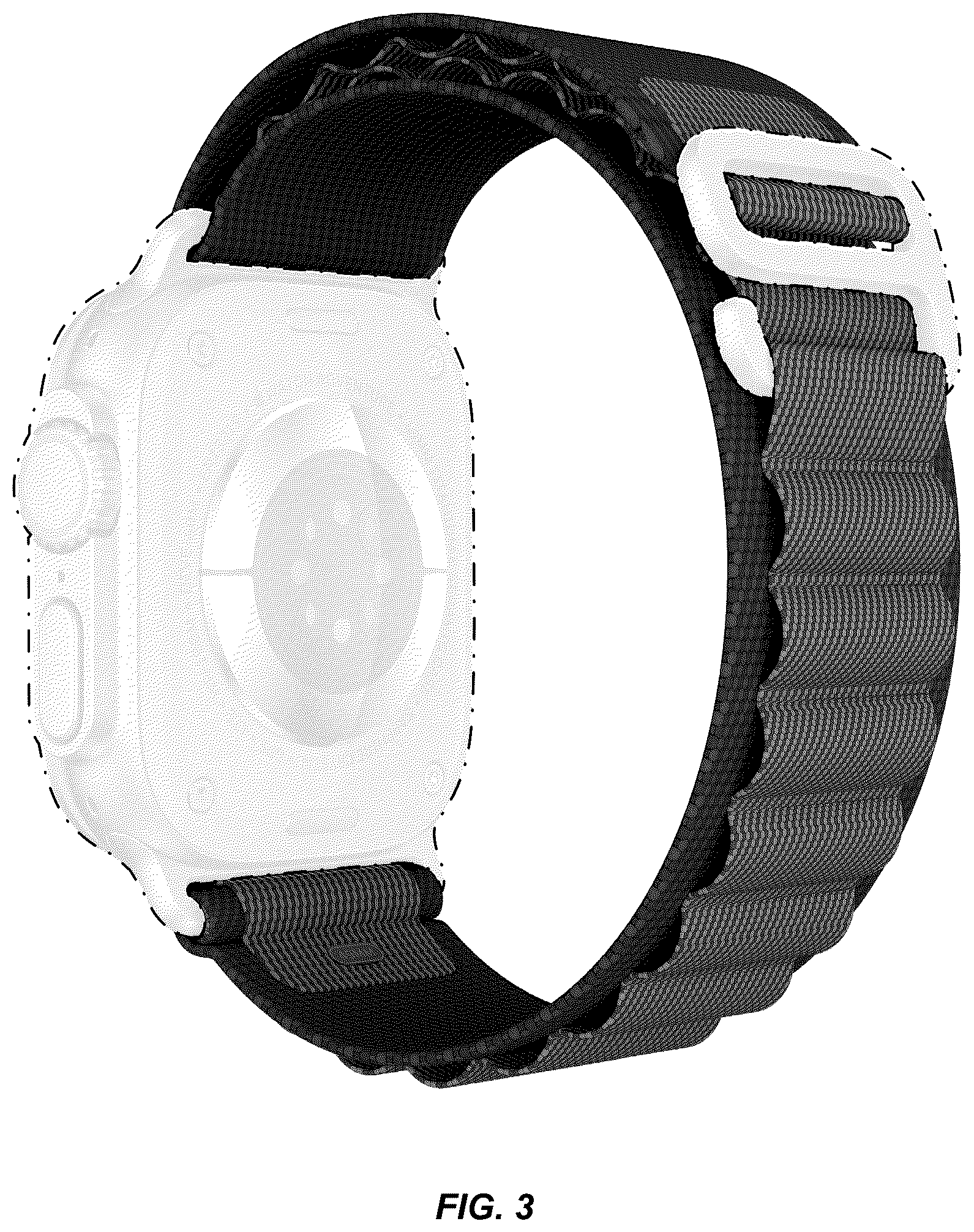 Patent USD1125156 Figure 3 – Wearable device