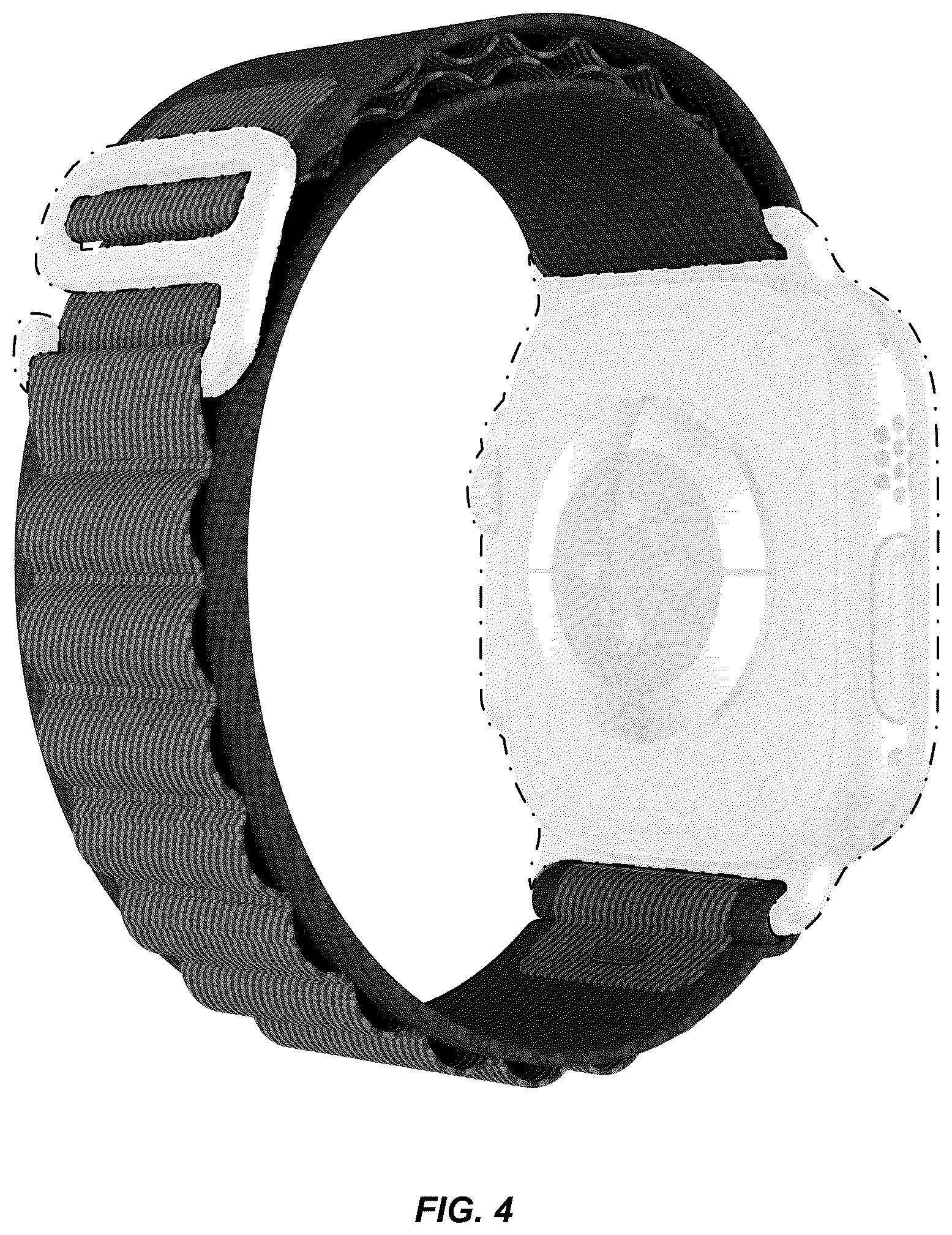 Patent USD1125156 Figure 4 – Wearable device