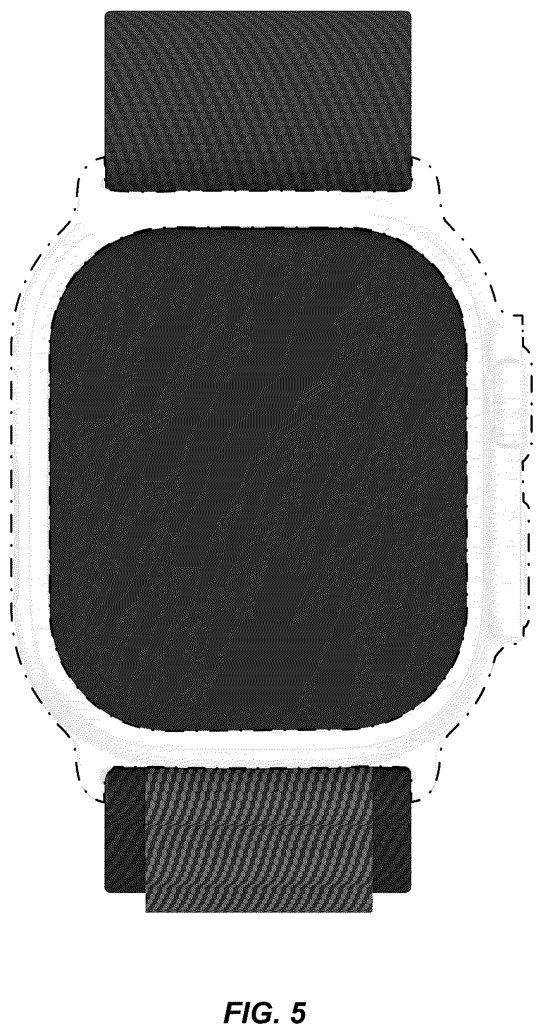 Patent USD1125156 Figure 5 – Wearable device