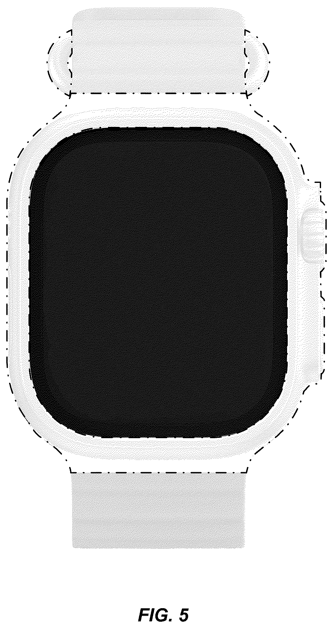 Patent USD1125157 Figure 5 – Wearable device