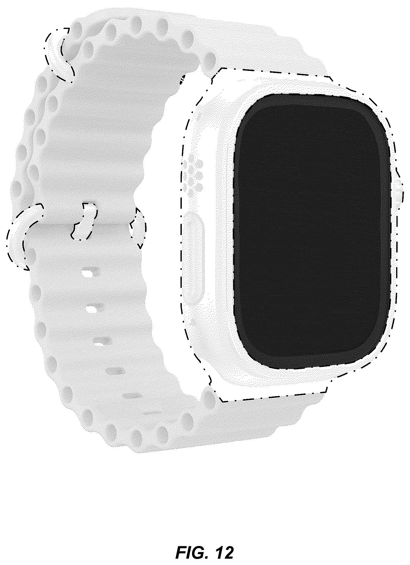 Patent USD1125157 Figure 12 – Wearable device