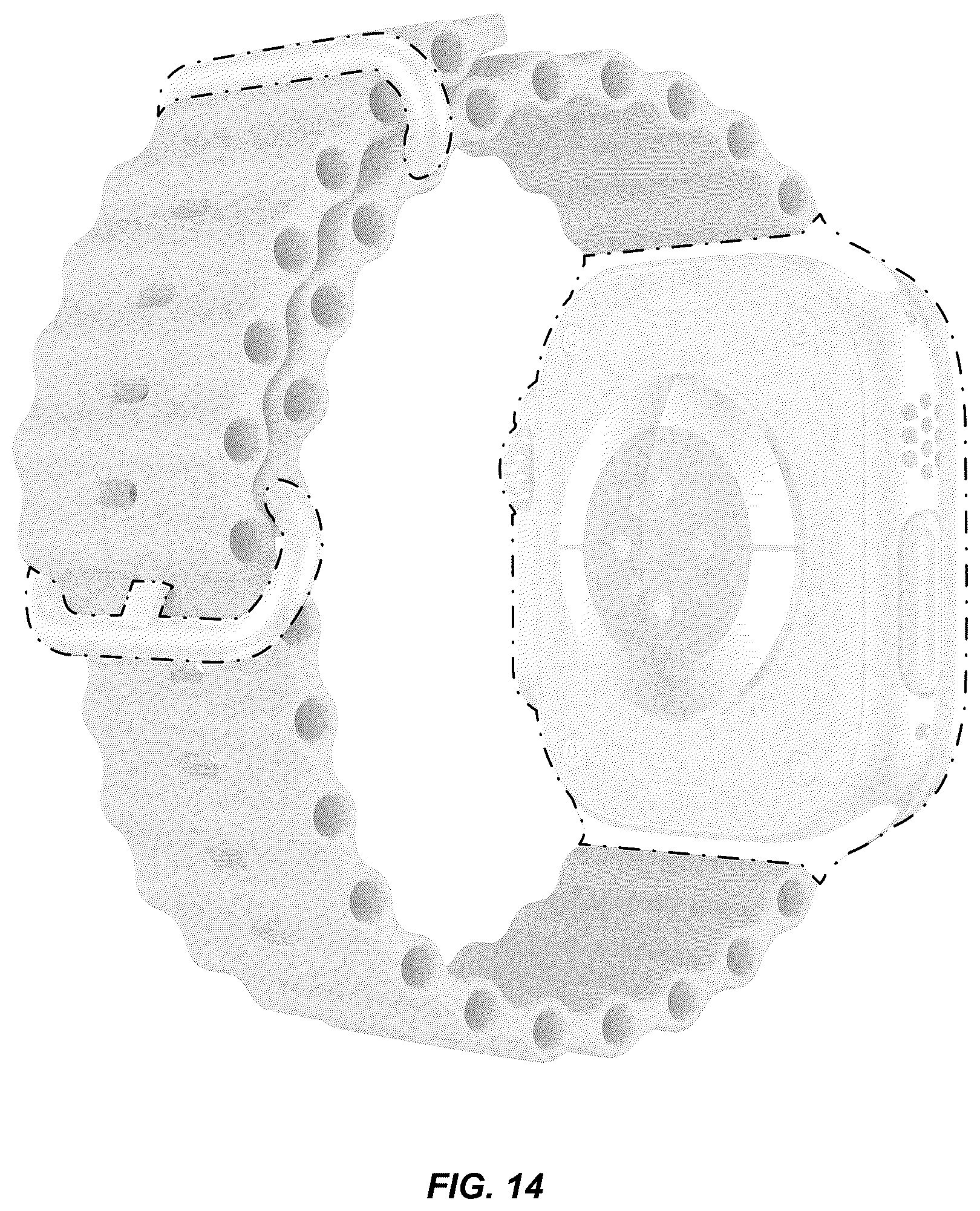Patent USD1125157 Figure 14 – Wearable device