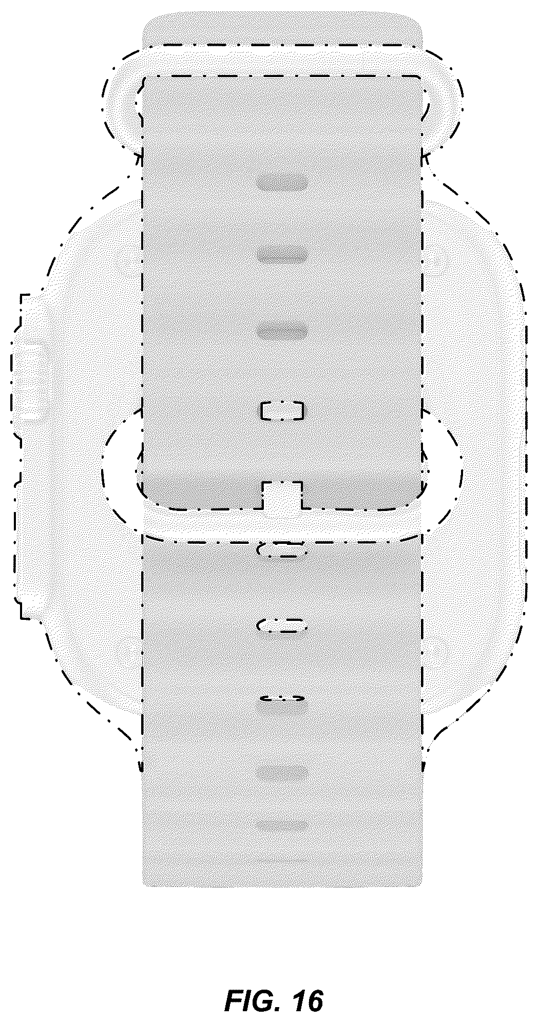 Patent USD1125157 Figure 16 – Wearable device