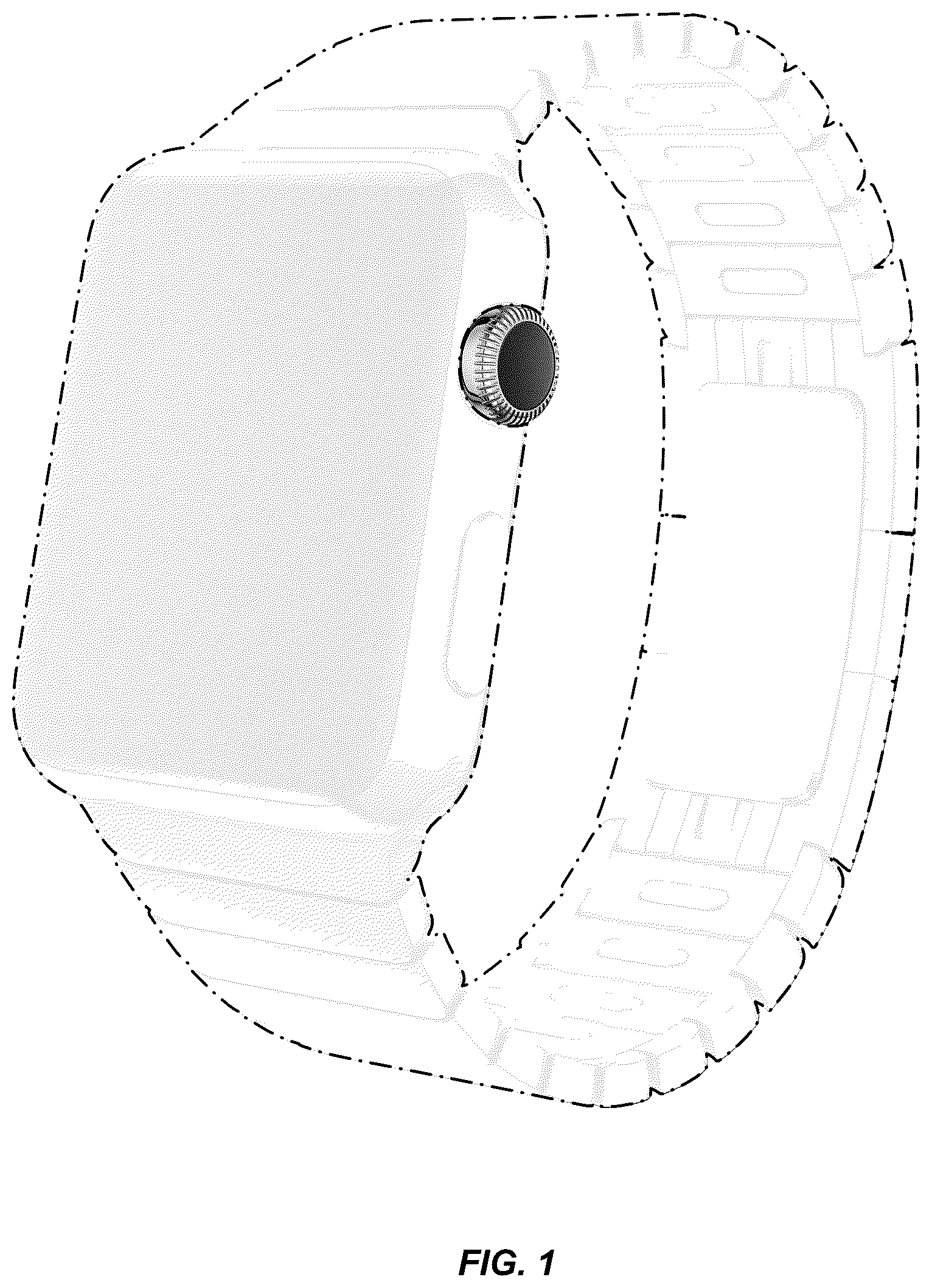 Patent USD1125158 — Wearable device — Figure 1