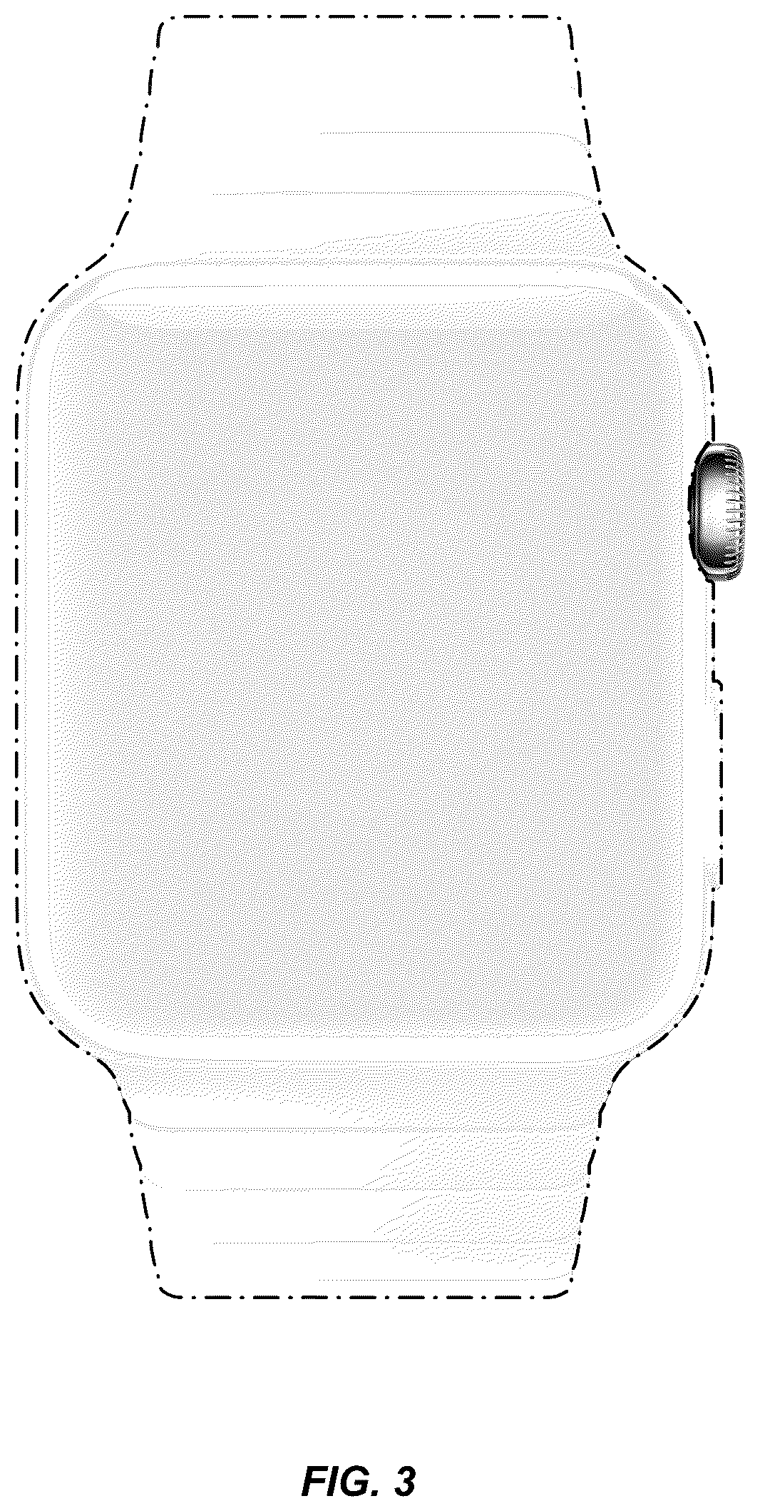 Patent USD1125158 Figure 3 – Wearable device