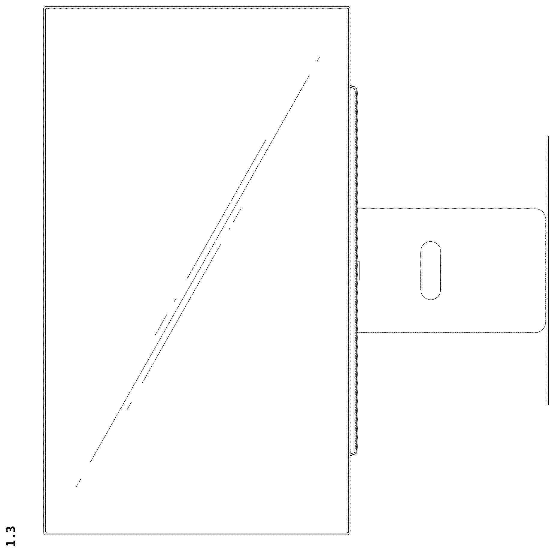 Patent USD1125161 Figure 3 – Monitor
