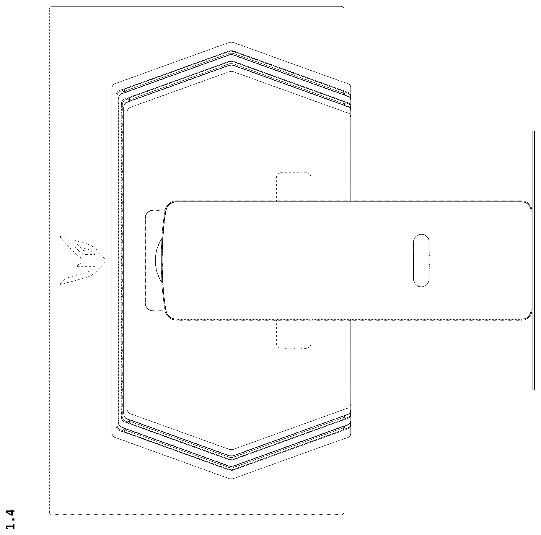 Patent USD1125161 Figure 4 – Monitor