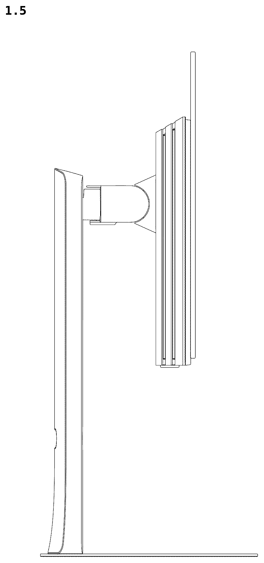 Patent USD1125161 Figure 5 – Monitor