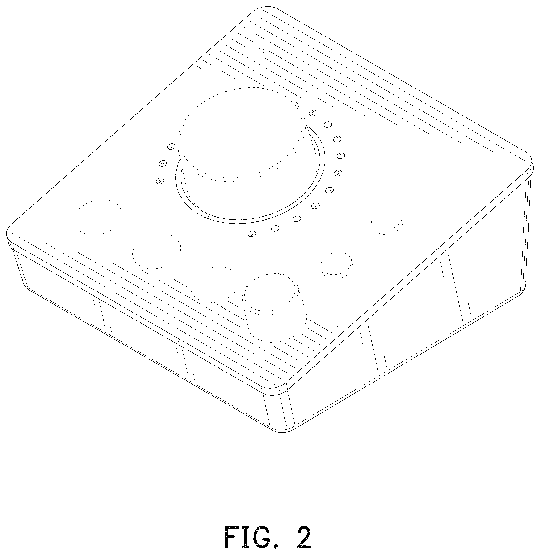 Patent USD1125162 Figure 2 – Audio mixer