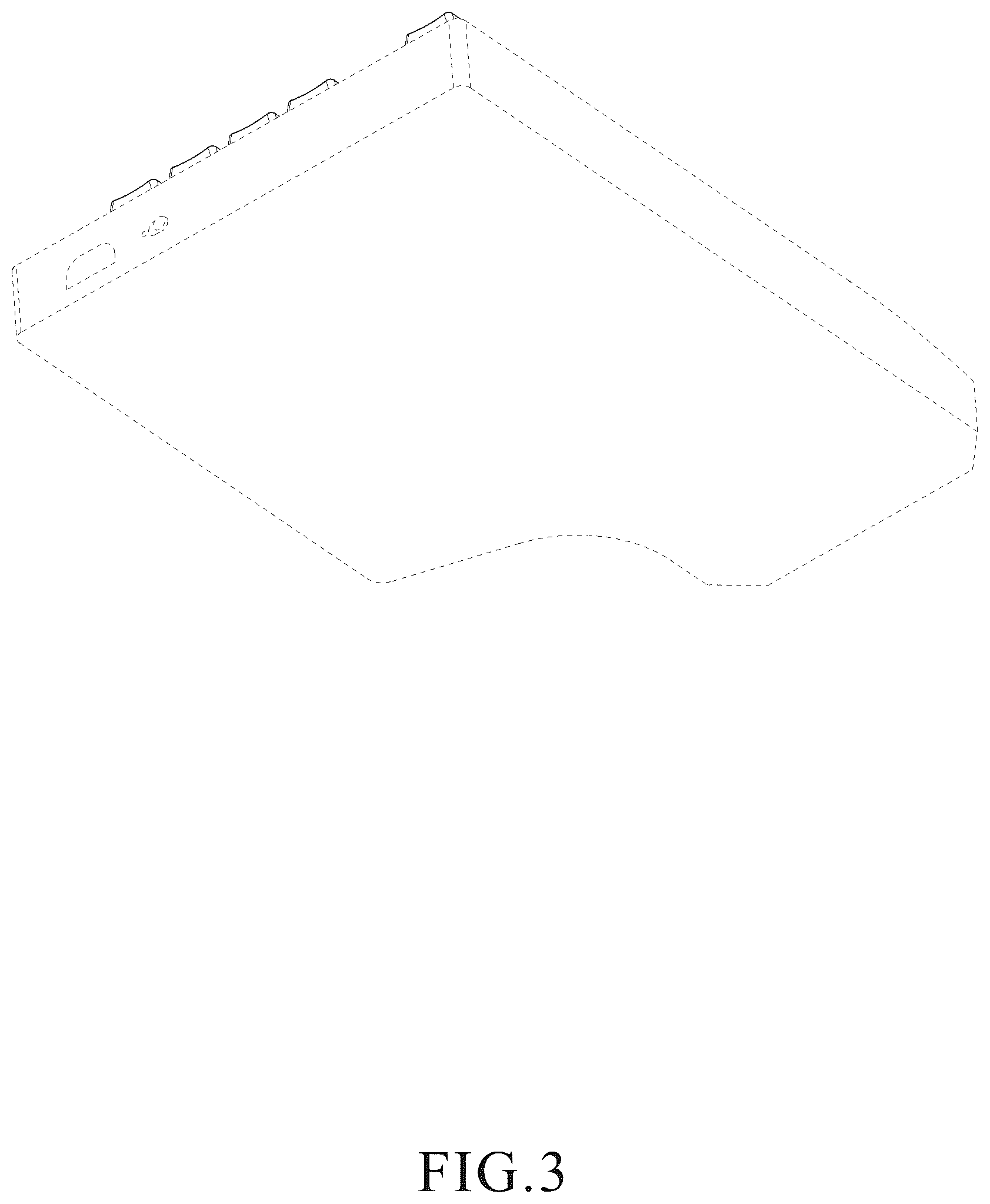 Patent USD1125163 Figure 3 – Keyboard