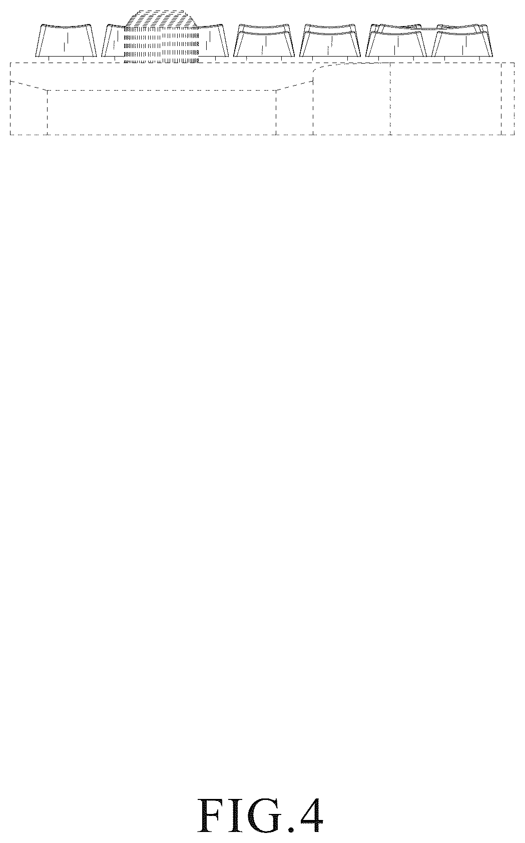 Patent USD1125163 Figure 4 – Keyboard