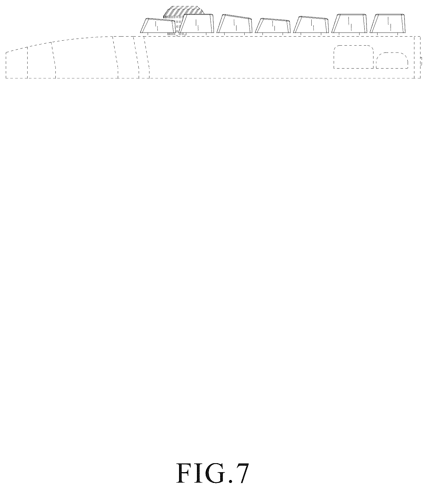 Patent USD1125163 Figure 7 – Keyboard