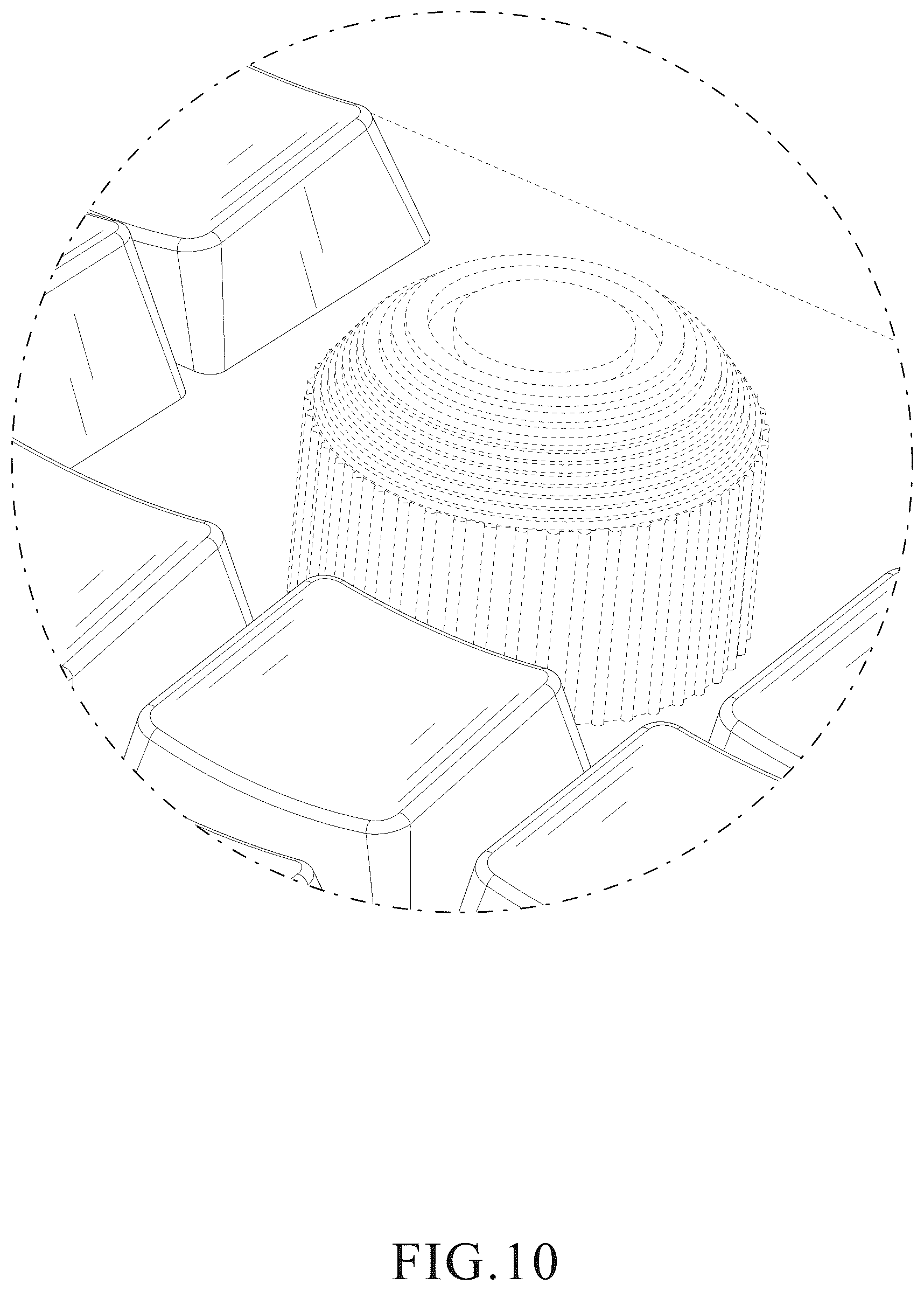 Patent USD1125163 Figure 10 – Keyboard
