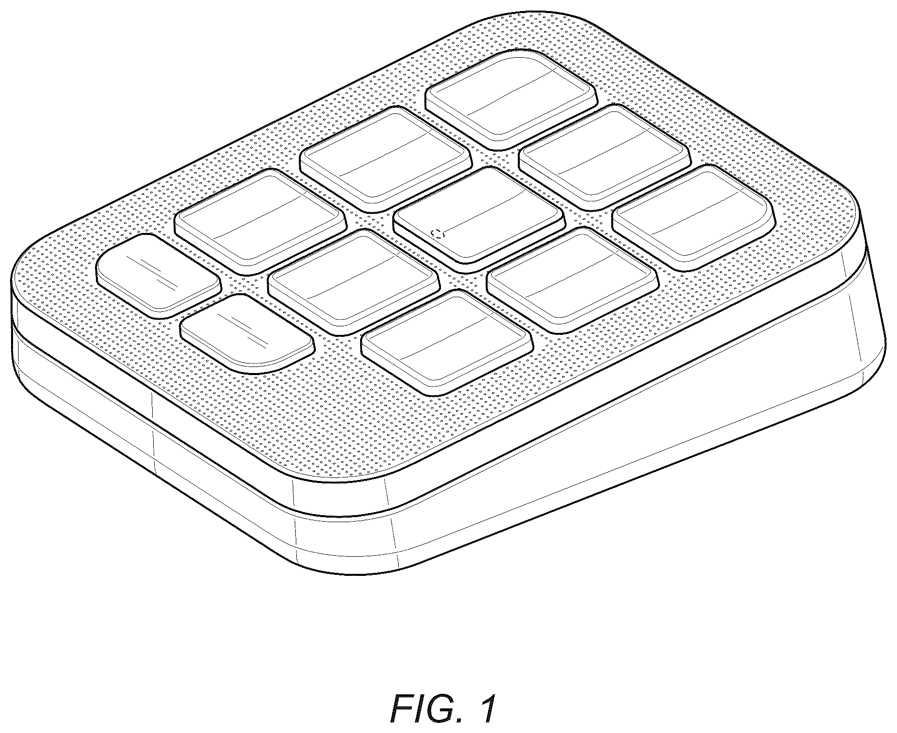 Patent USD1125164 — Input device — Figure 1