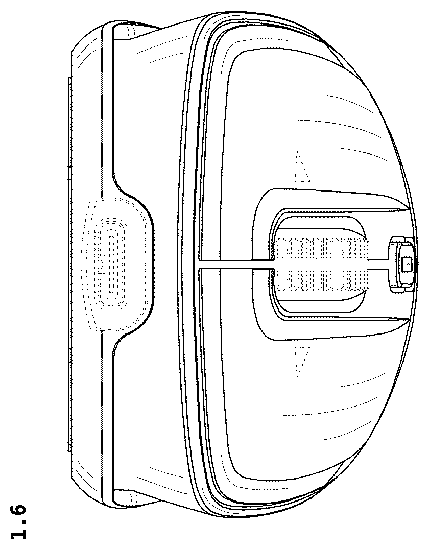 Patent USD1125166 Figure 6 – Computer mouse