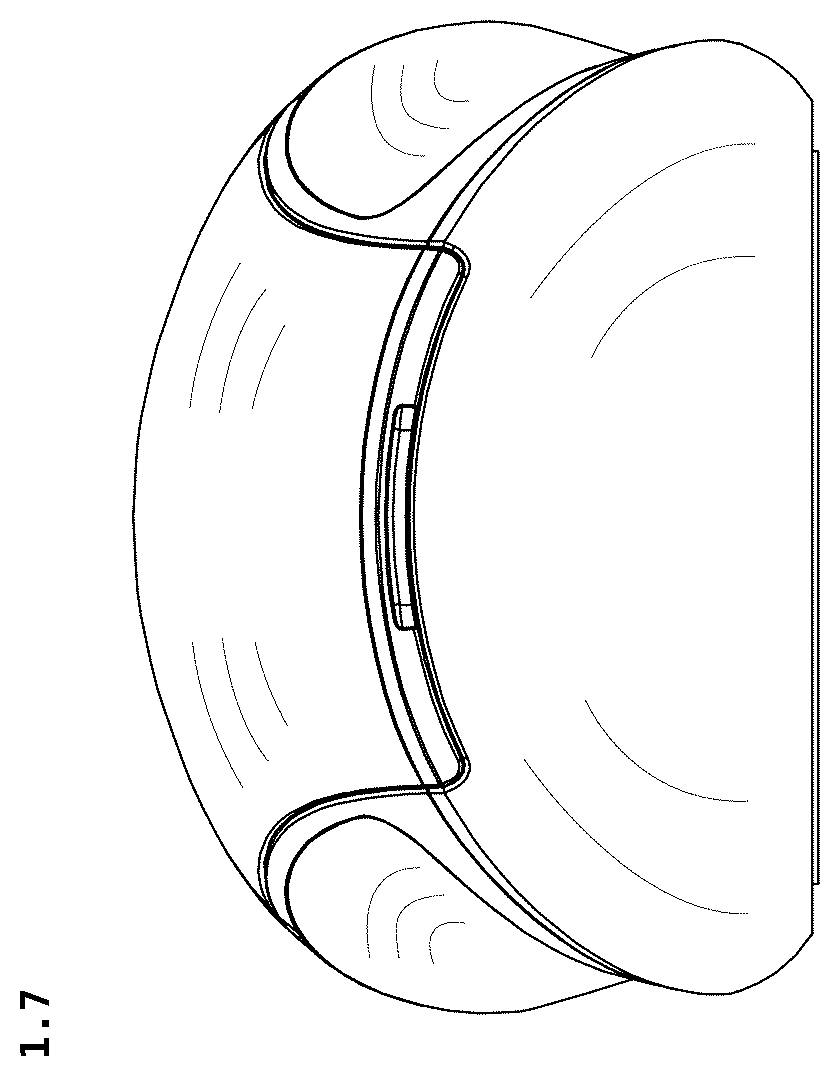 Patent USD1125166 Figure 7 – Computer mouse