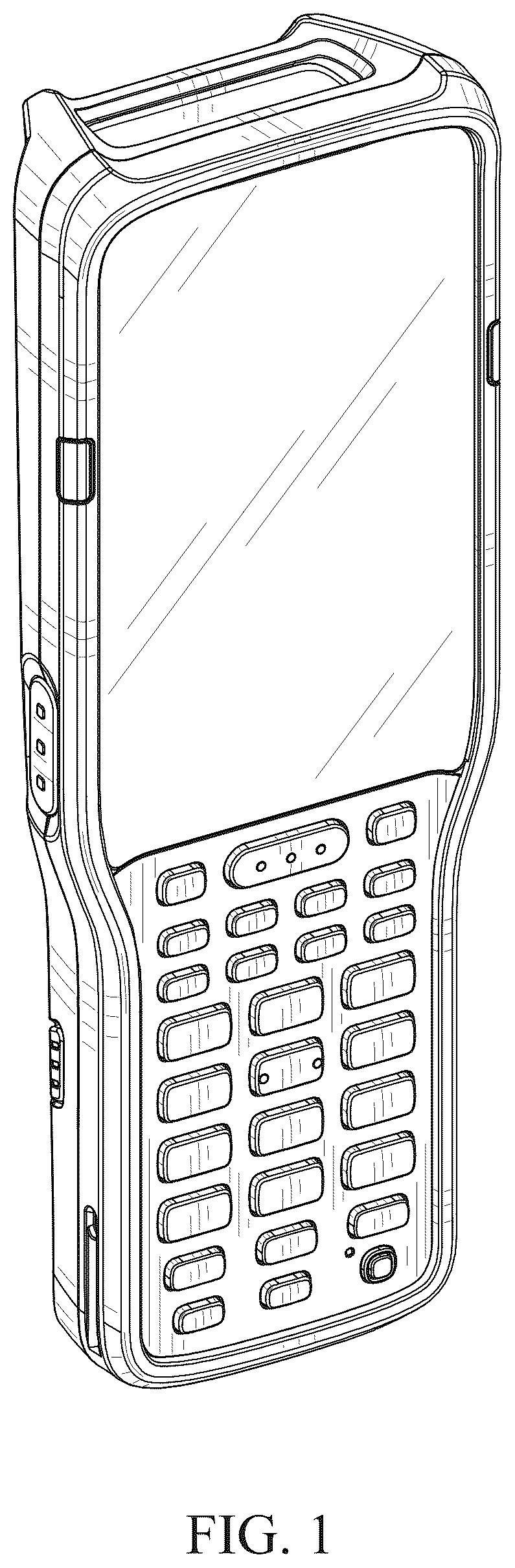 Patent USD1125170 Figure 1 – Mobile computing device