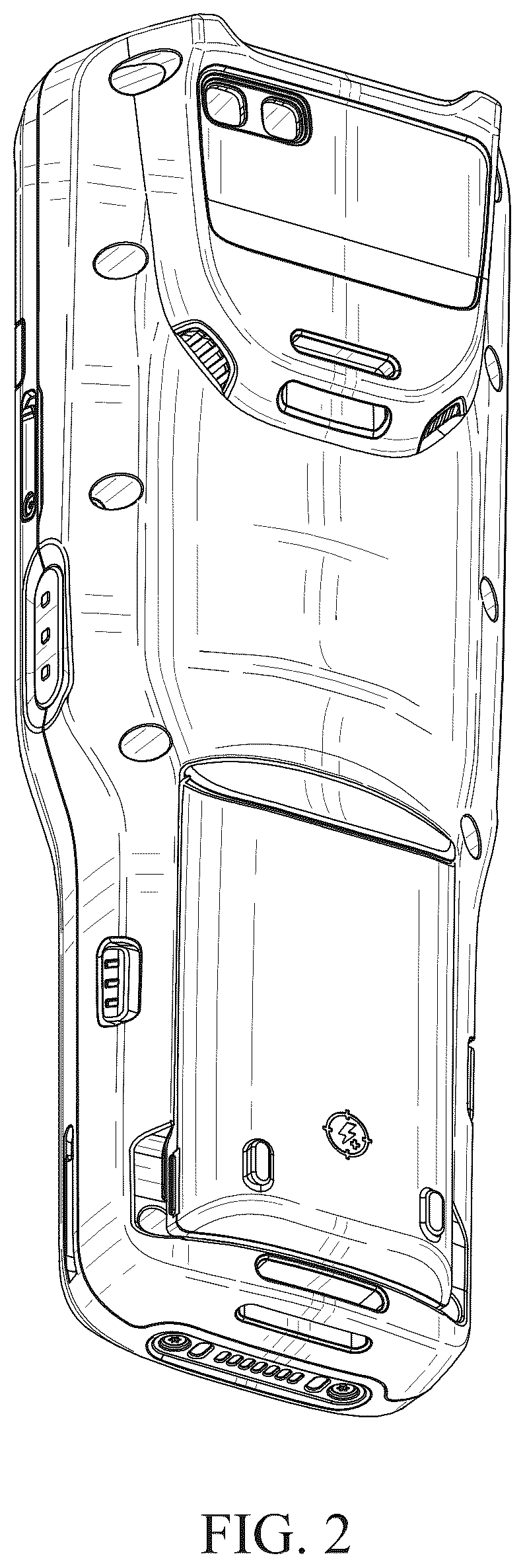 Patent USD1125170 Figure 2 – Mobile computing device