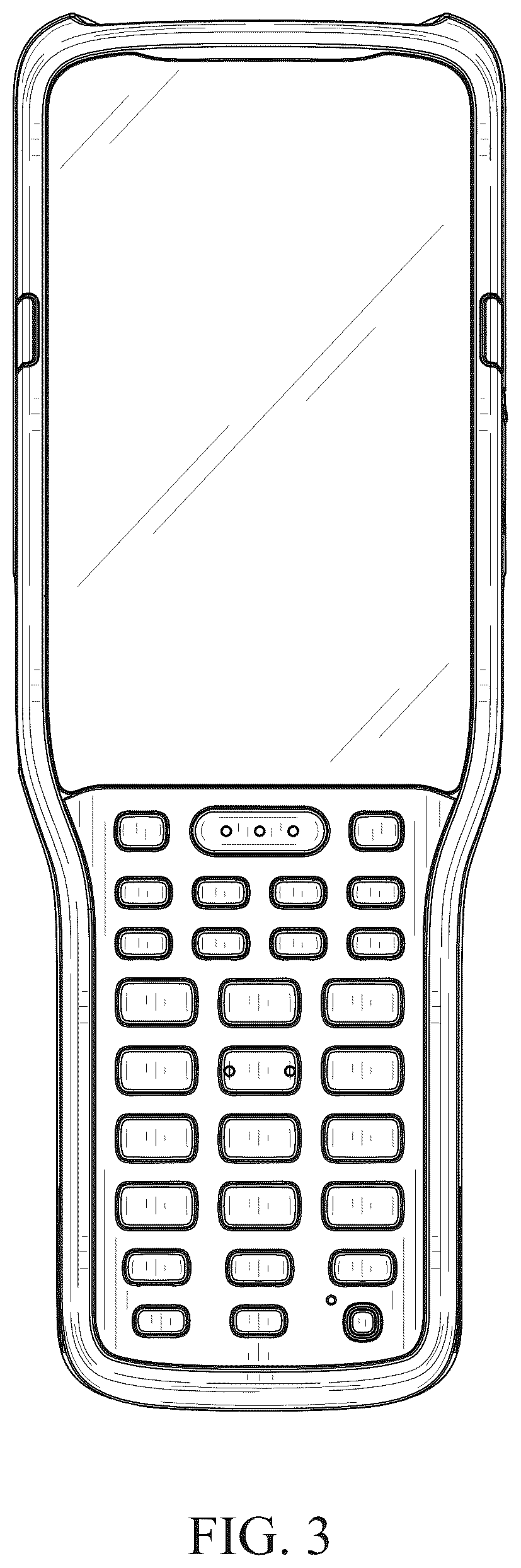 Patent USD1125170 Figure 3 – Mobile computing device