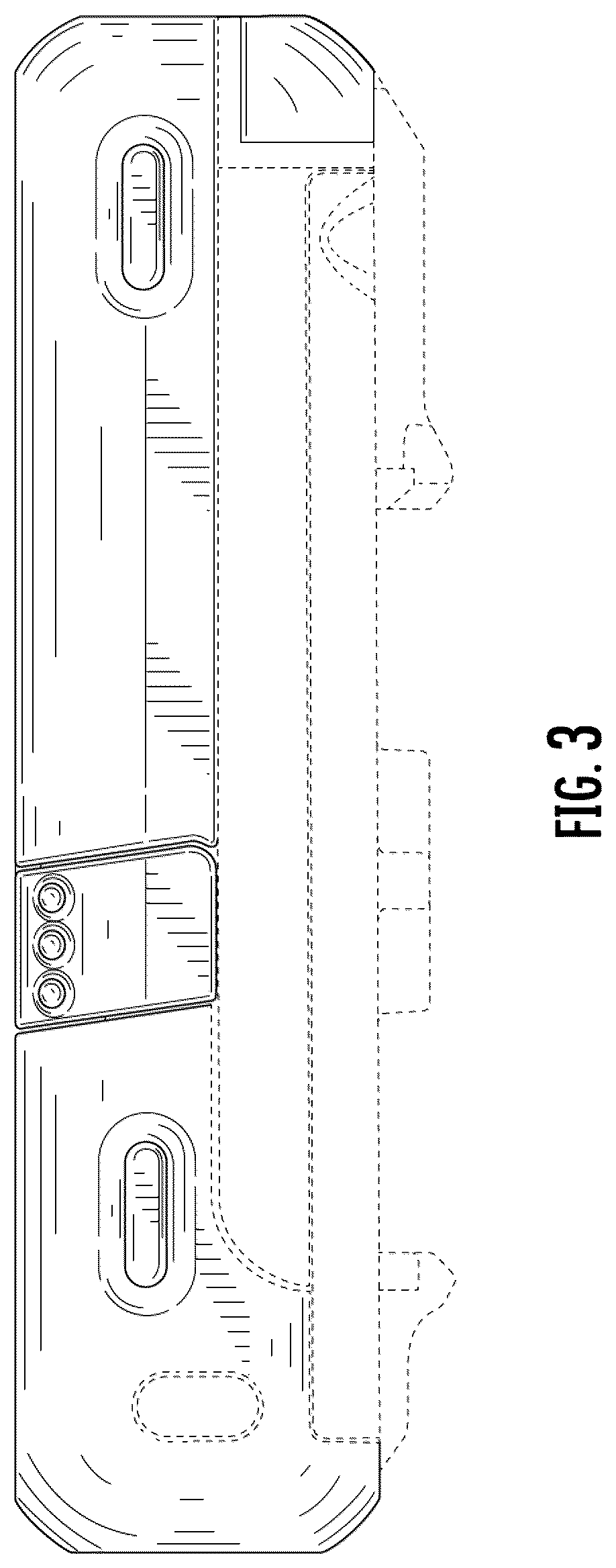 Patent USD1125171 Figure 3 – Barcode scanner