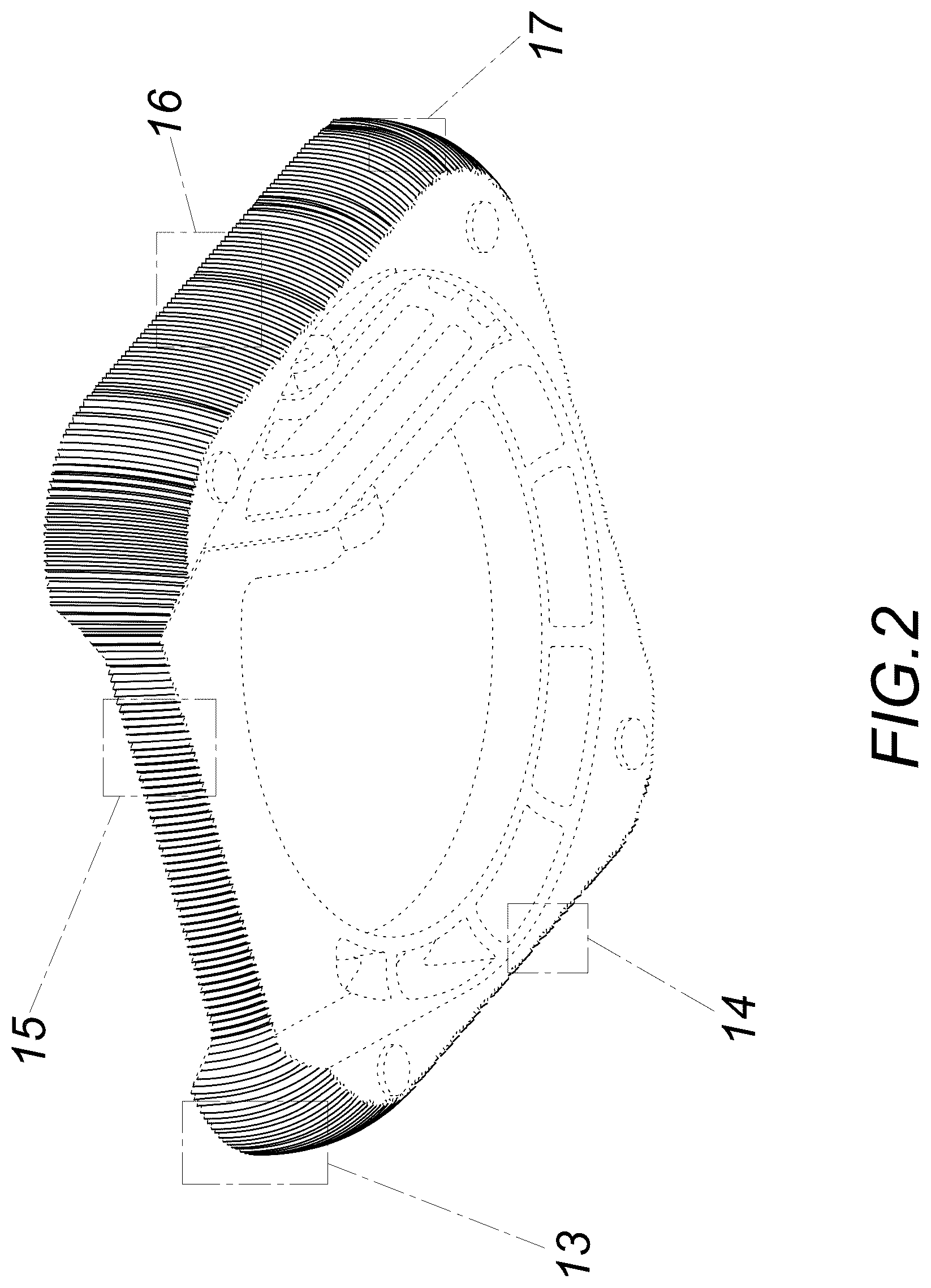 Patent USD1125173 Figure 2 – Computer base