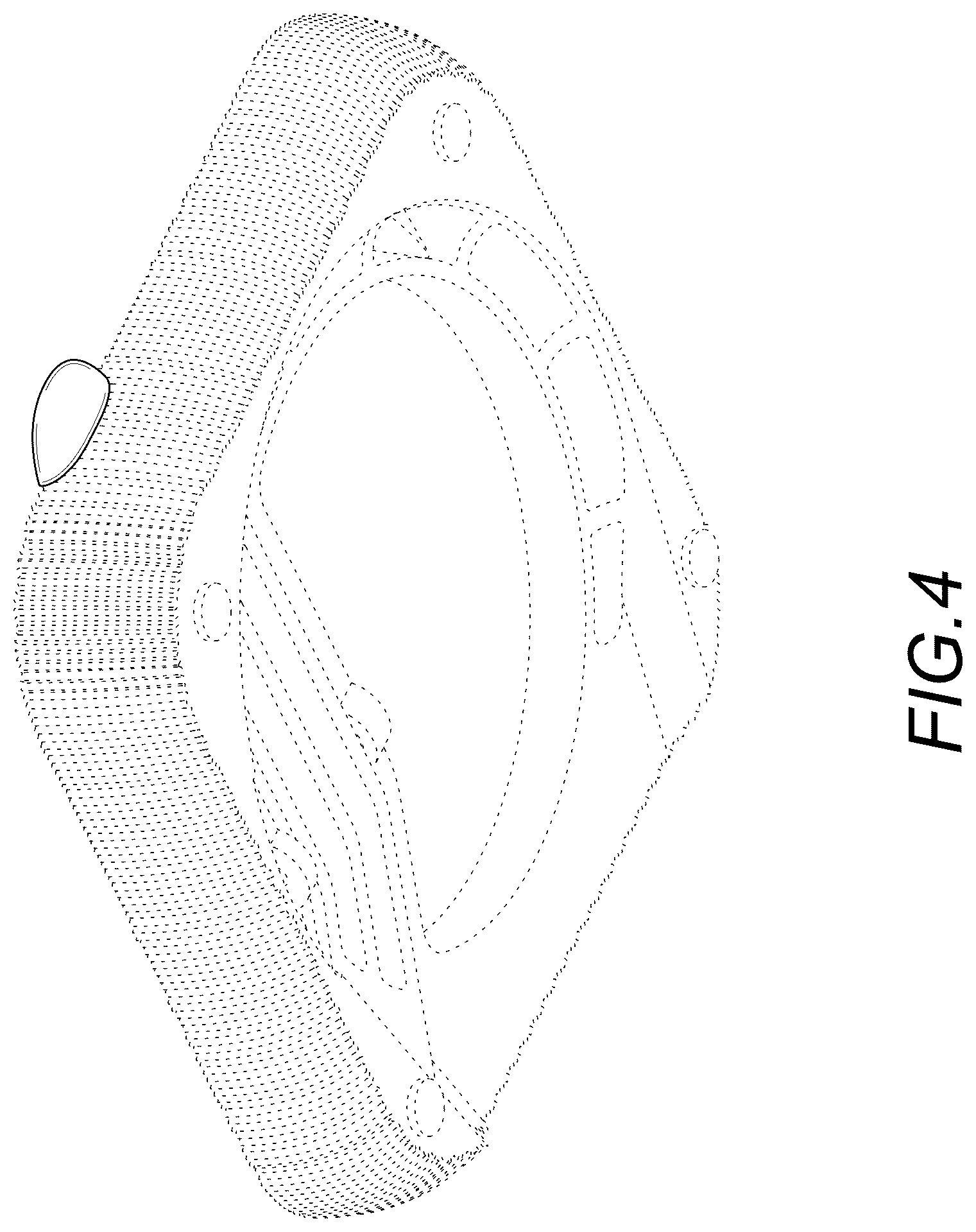Patent USD1125174 Figure 4 – Computer base