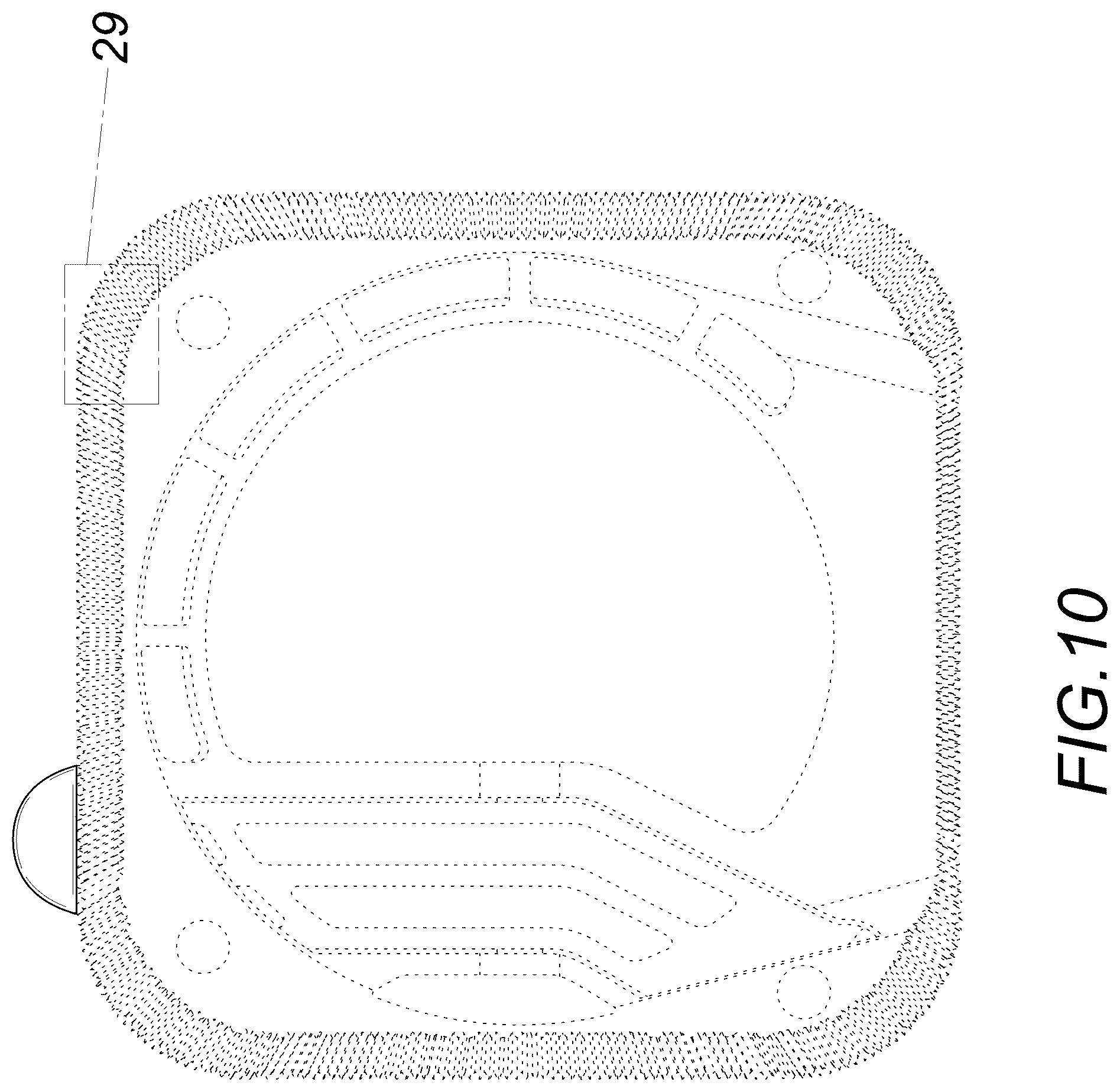 Patent USD1125174 Figure 10 – Computer base