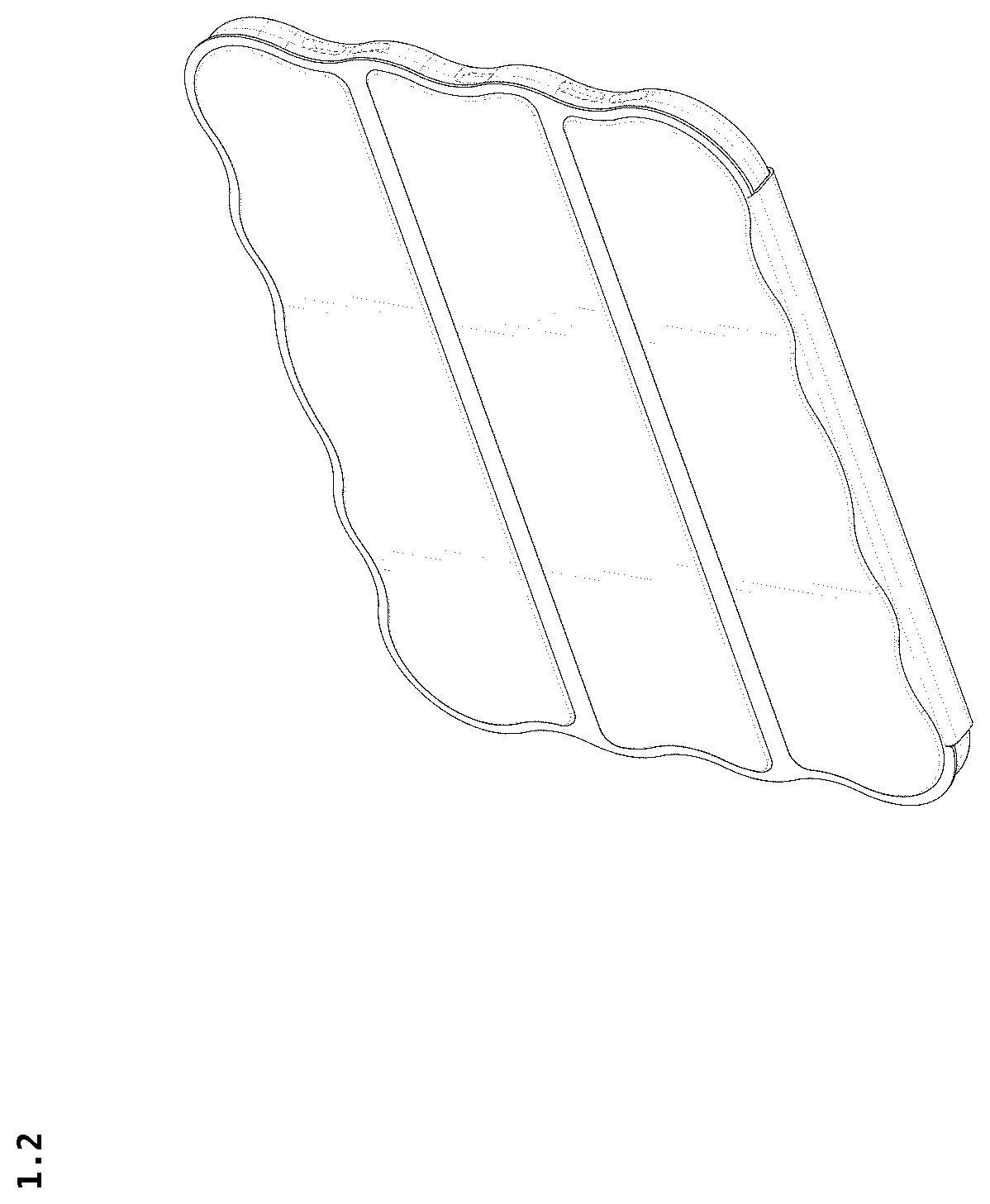 Patent USD1125175 Figure 2 – Tablet case