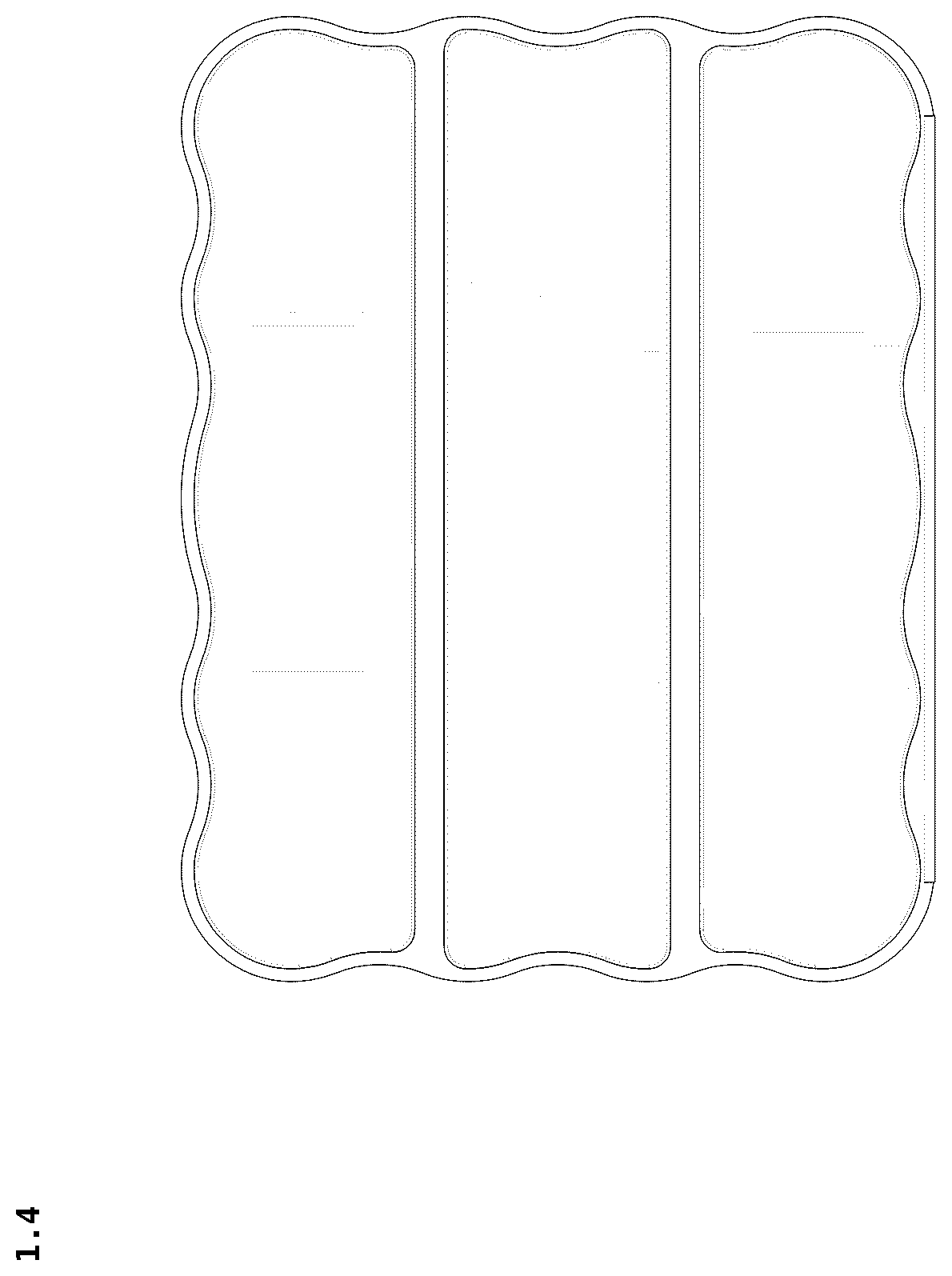 Patent USD1125175 Figure 4 – Tablet case