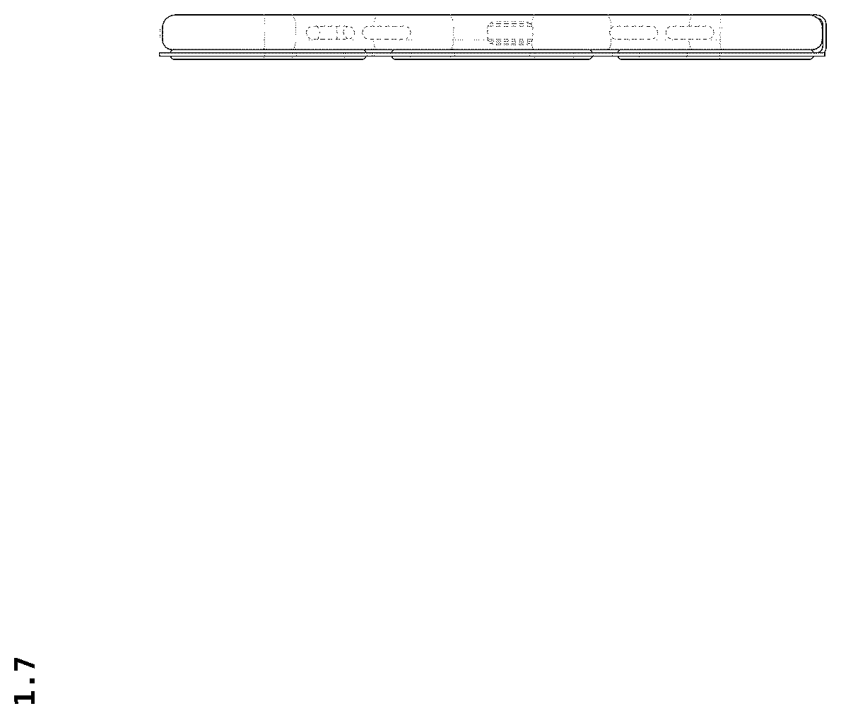 Patent USD1125175 Figure 7 – Tablet case