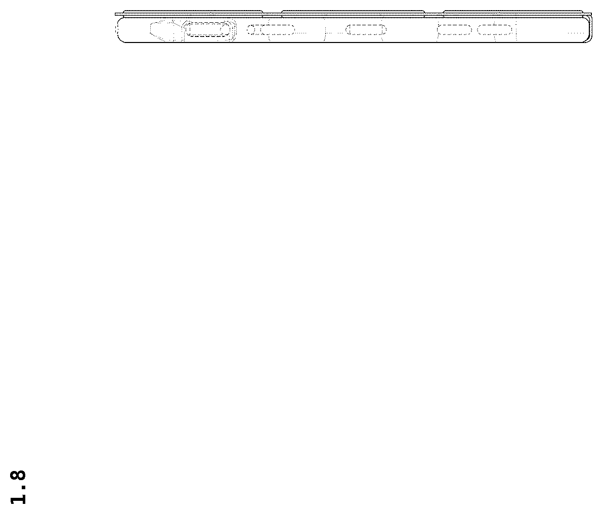 Patent USD1125175 Figure 8 – Tablet case