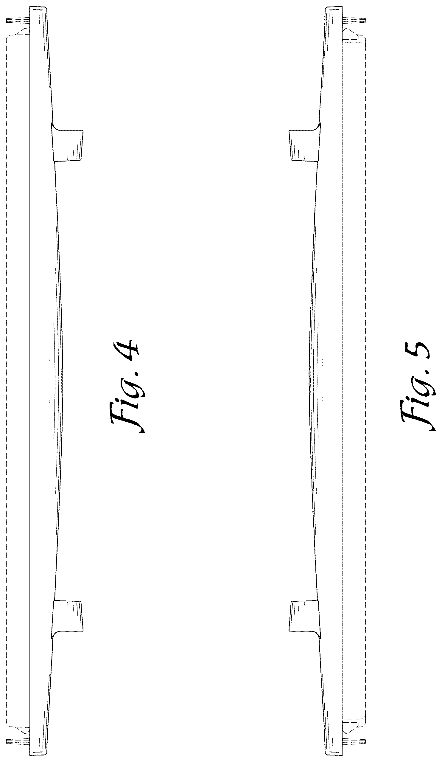 Patent USD1125176 Figure 3 – Blanking panel for an equipment rack