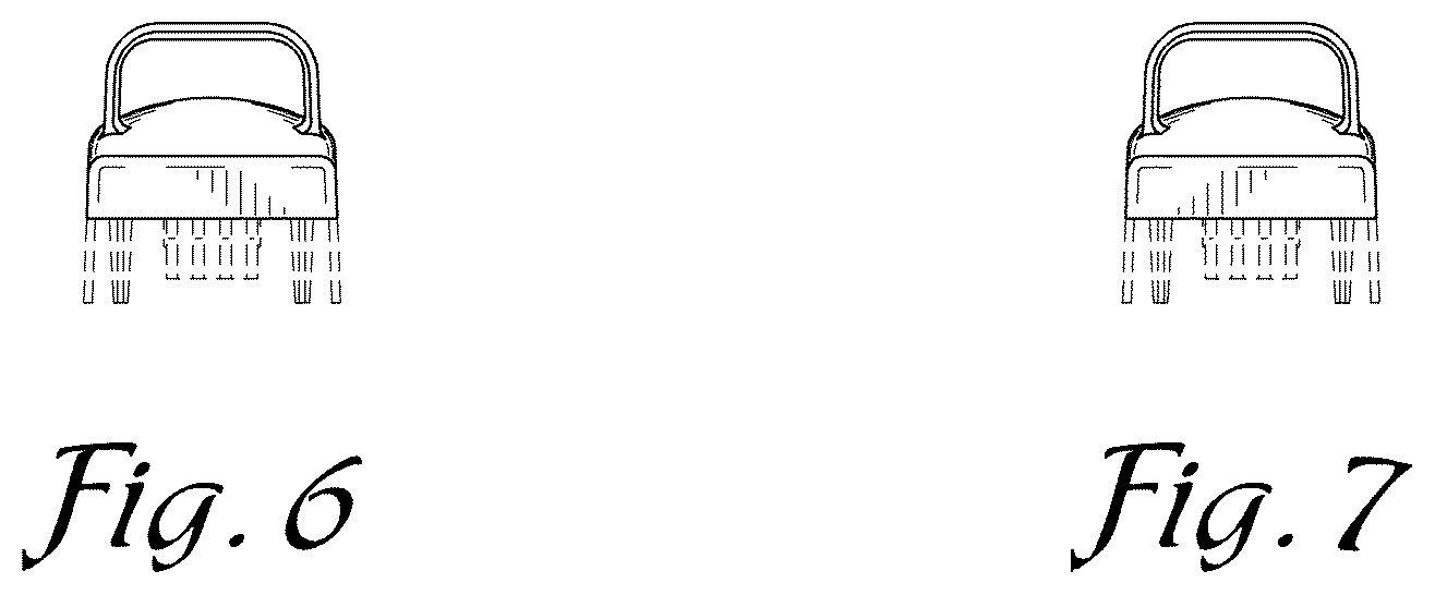 Patent USD1125176 Figure 4 – Blanking panel for an equipment rack