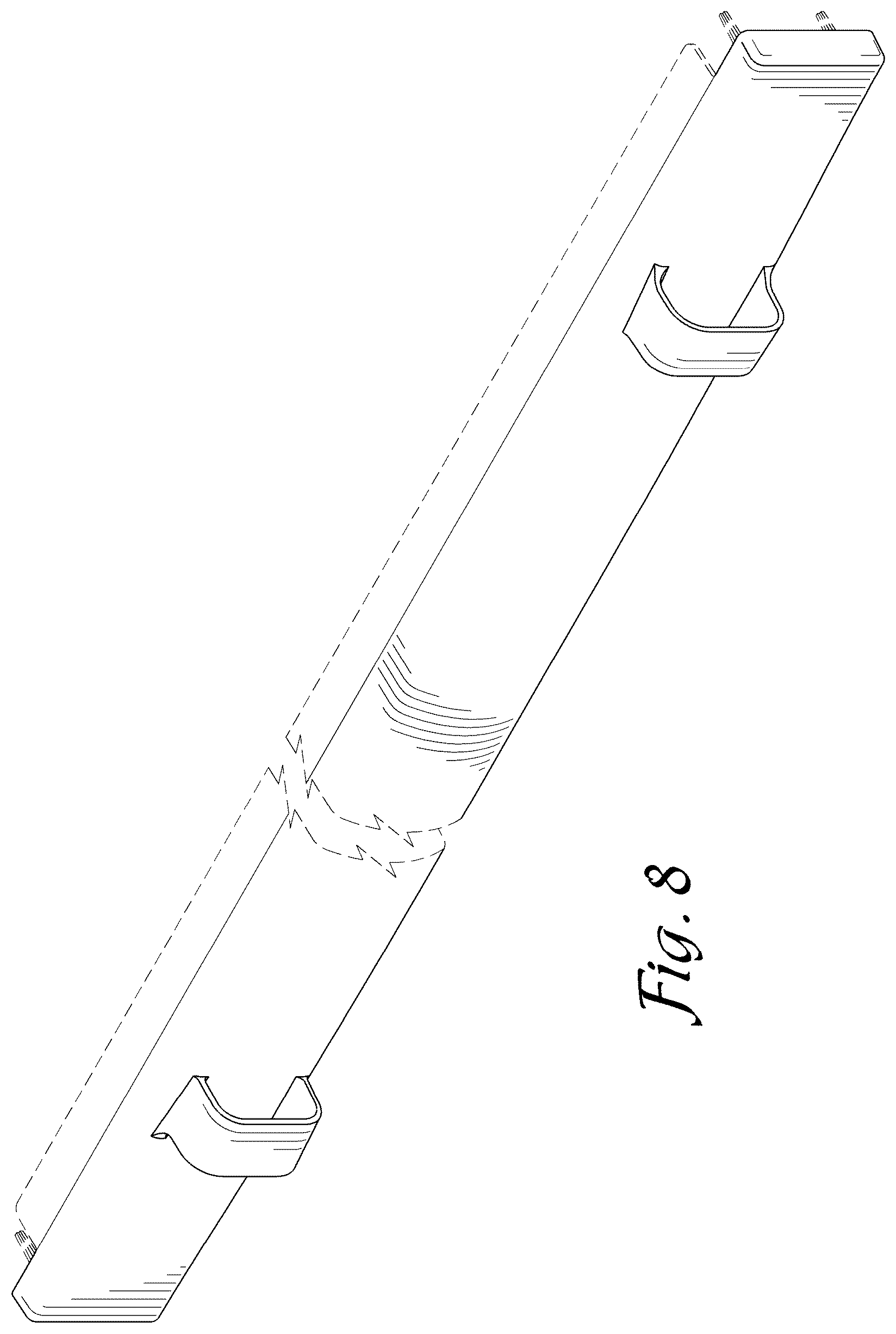 Patent USD1125176 Figure 5 – Blanking panel for an equipment rack