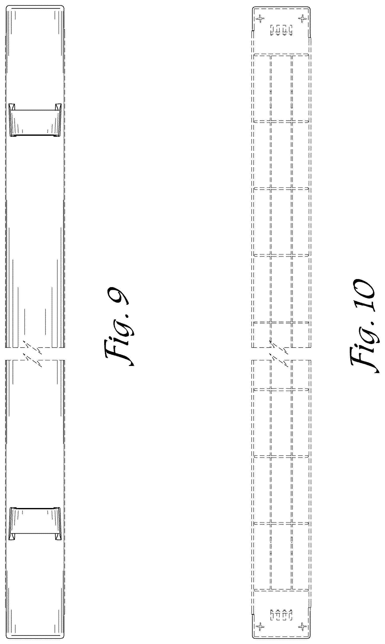 Patent USD1125176 Figure 6 – Blanking panel for an equipment rack