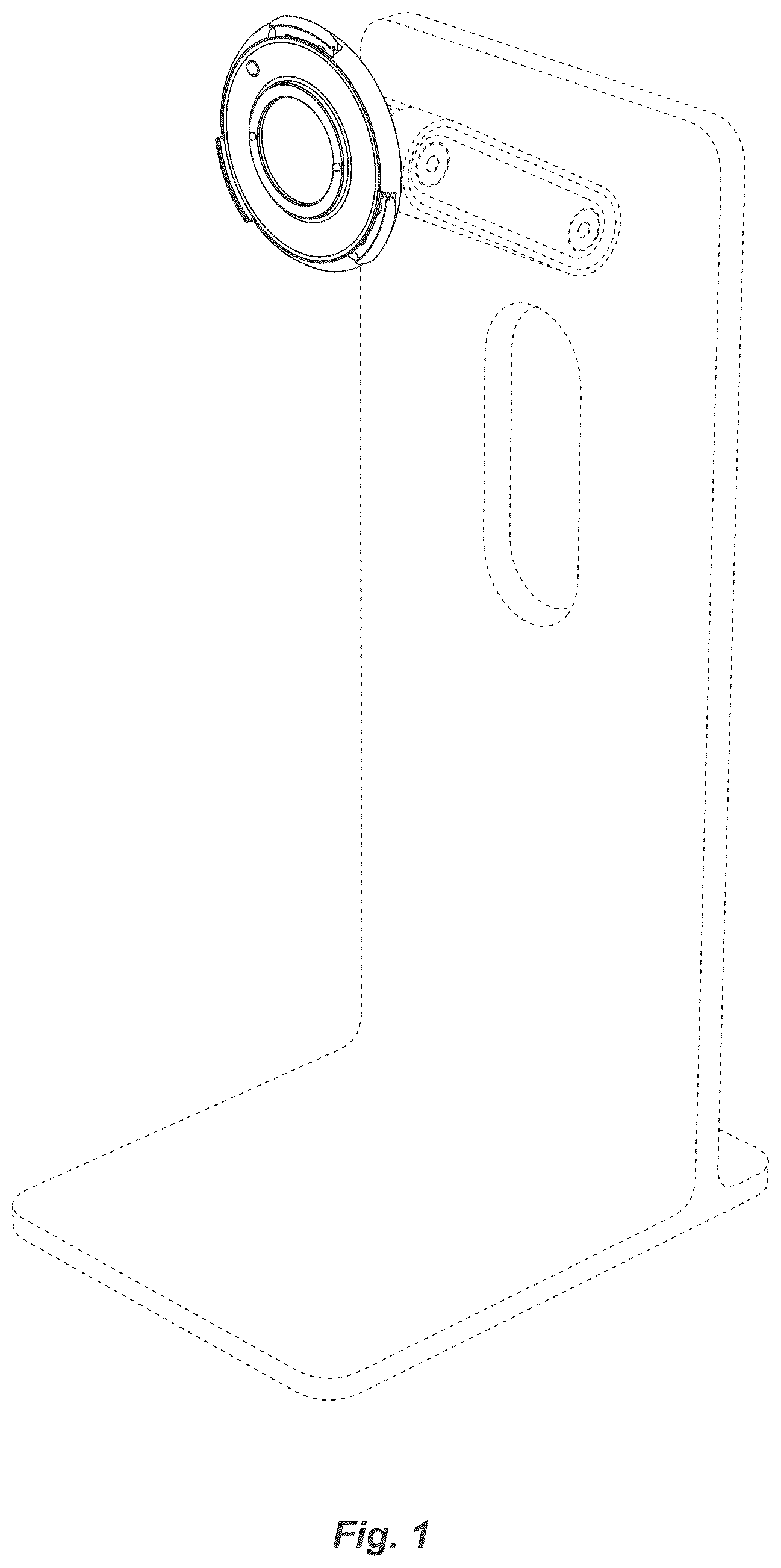 Patent USD1125177 Figure 1 – Electronic device stand