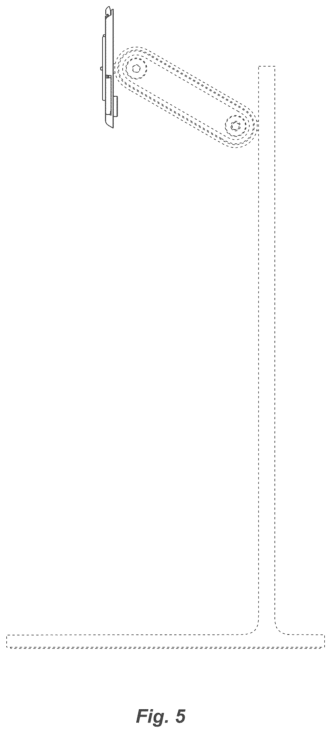 Patent USD1125177 Figure 5 – Electronic device stand