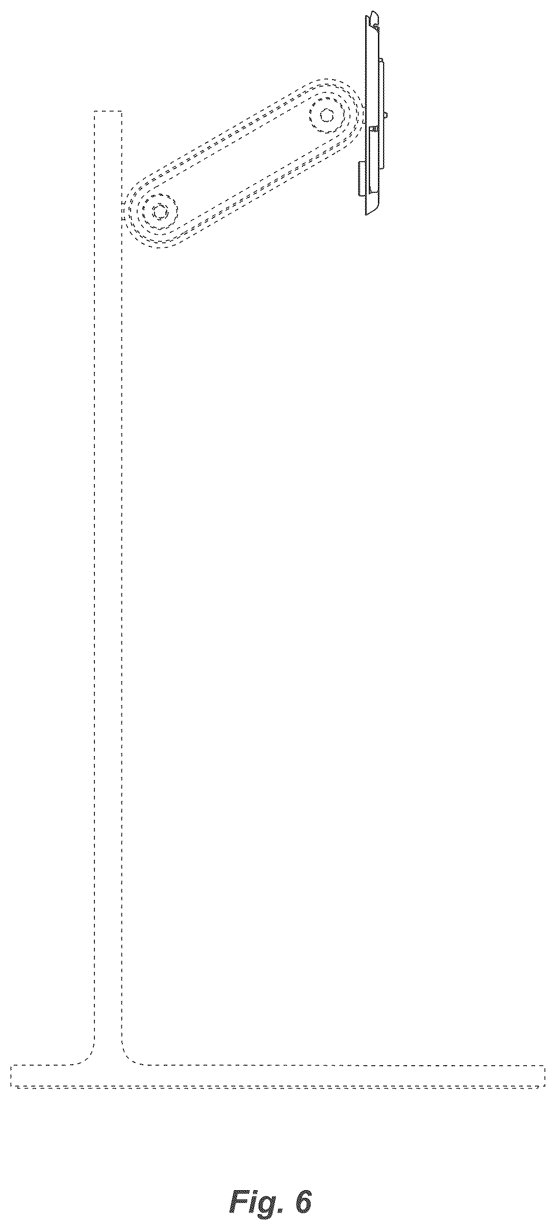 Patent USD1125177 Figure 6 – Electronic device stand