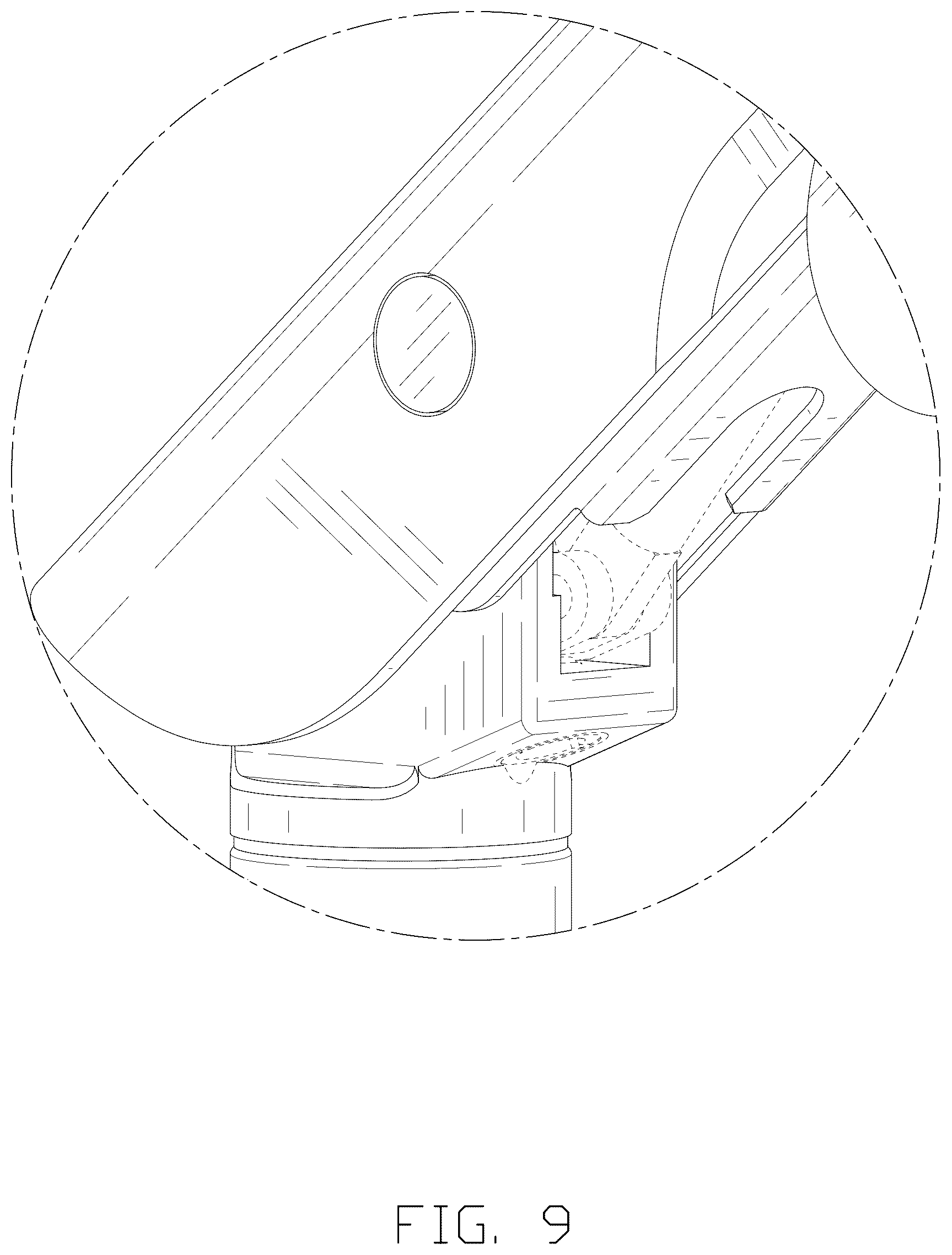 Patent USD1125178 Figure 9 – Monitor arm