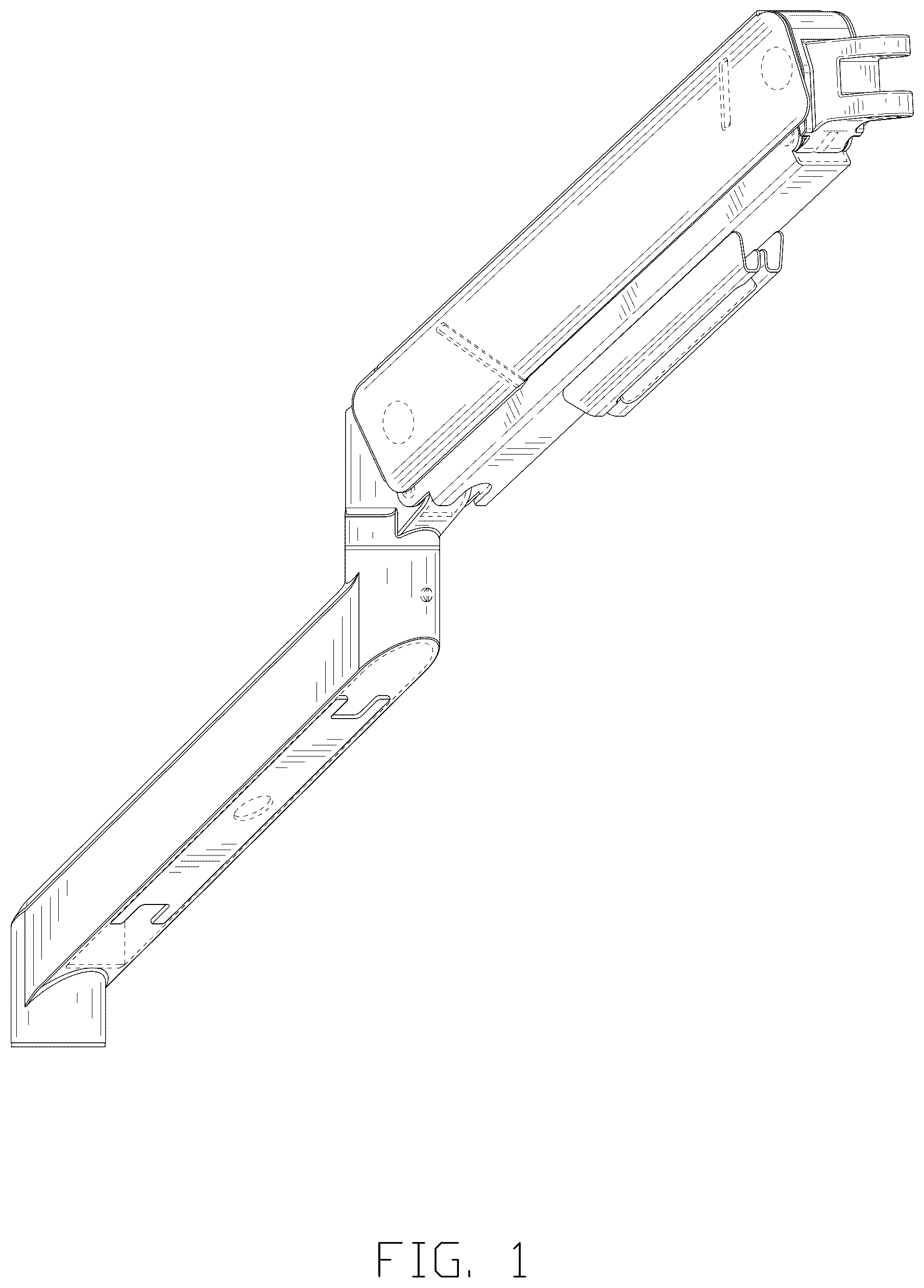 Patent USD1125179 Figure 1 – Monitor arm