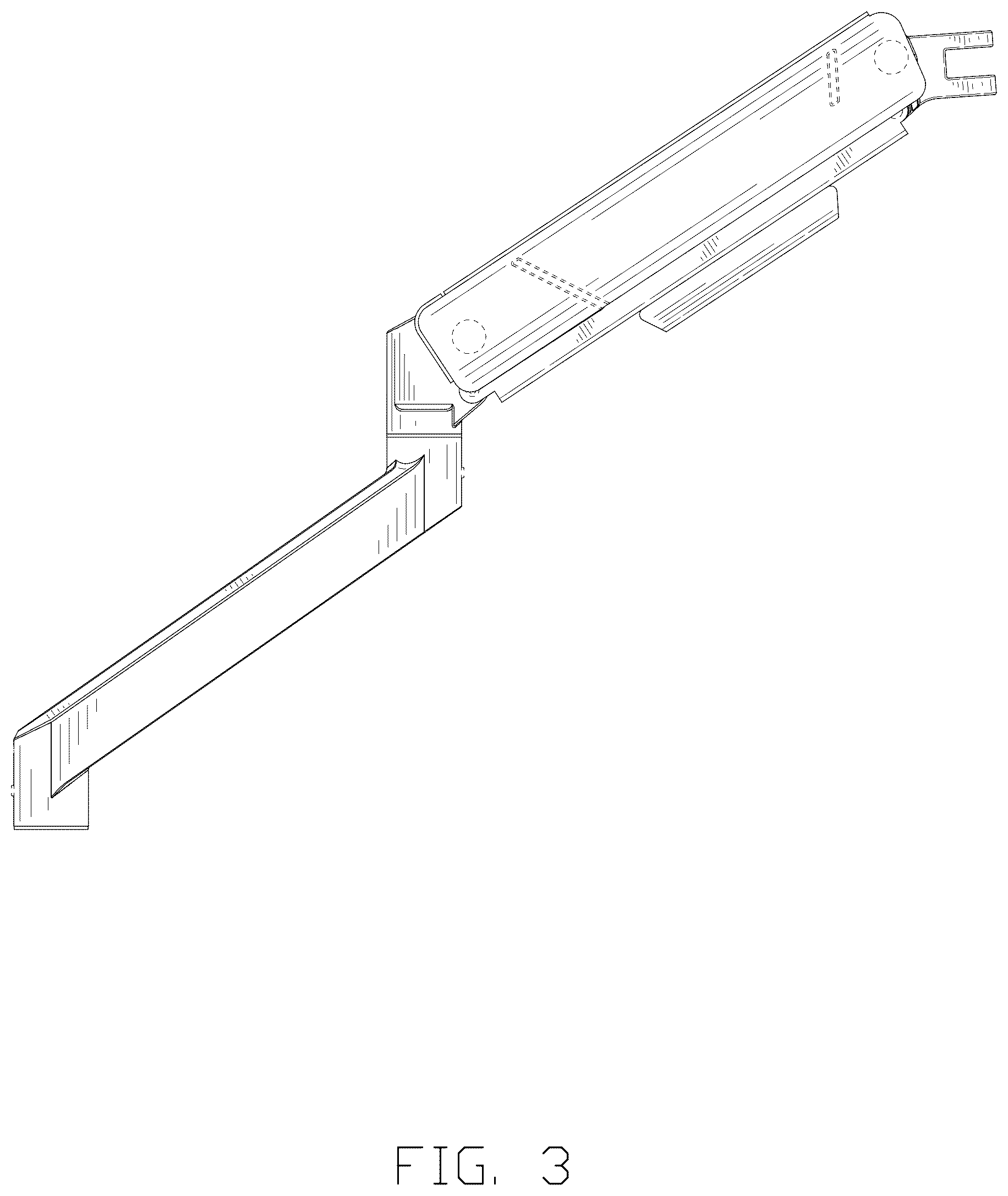 Patent USD1125179 Figure 3 – Monitor arm
