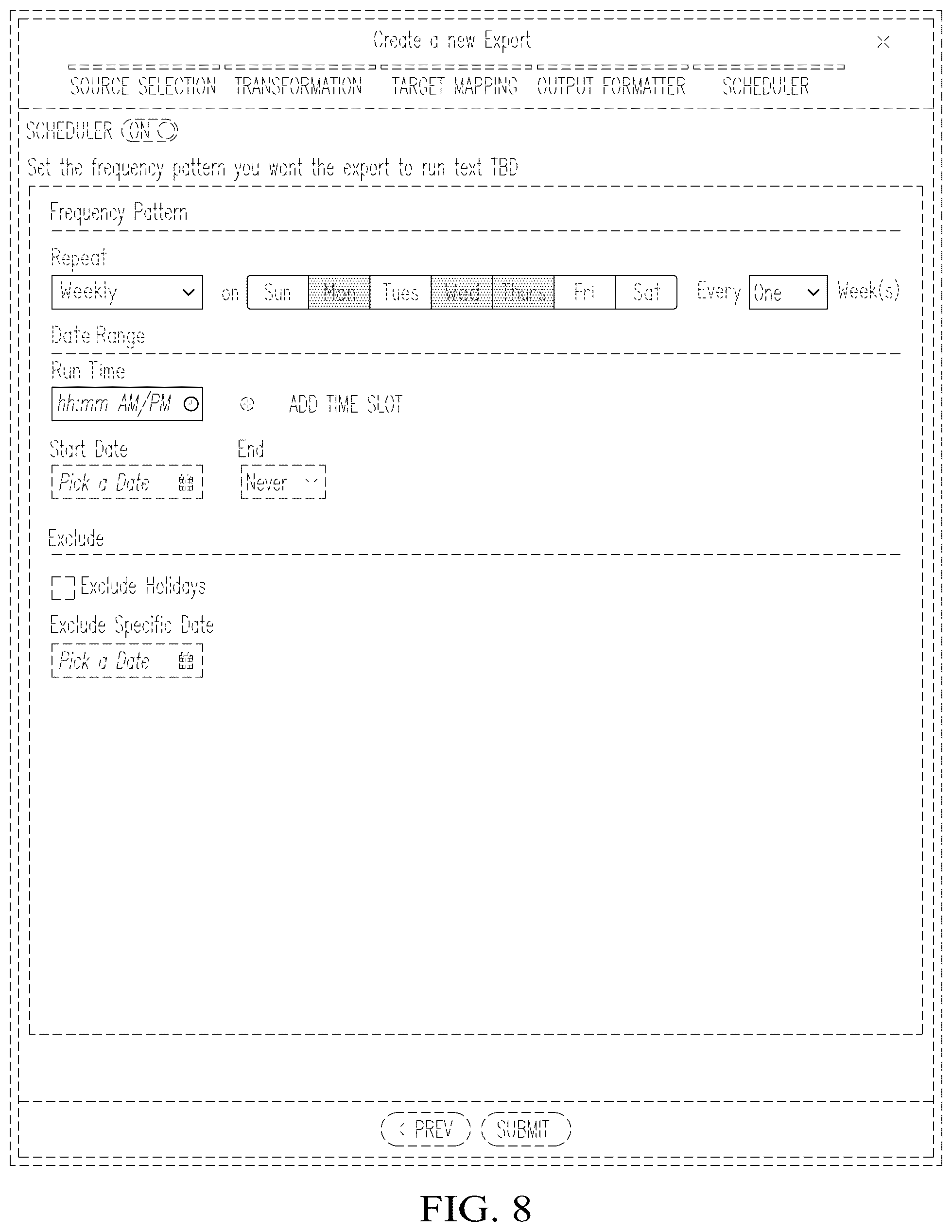 Patent USD1125188 Figure 8 – Display screen or a portion thereof with graphical user interface