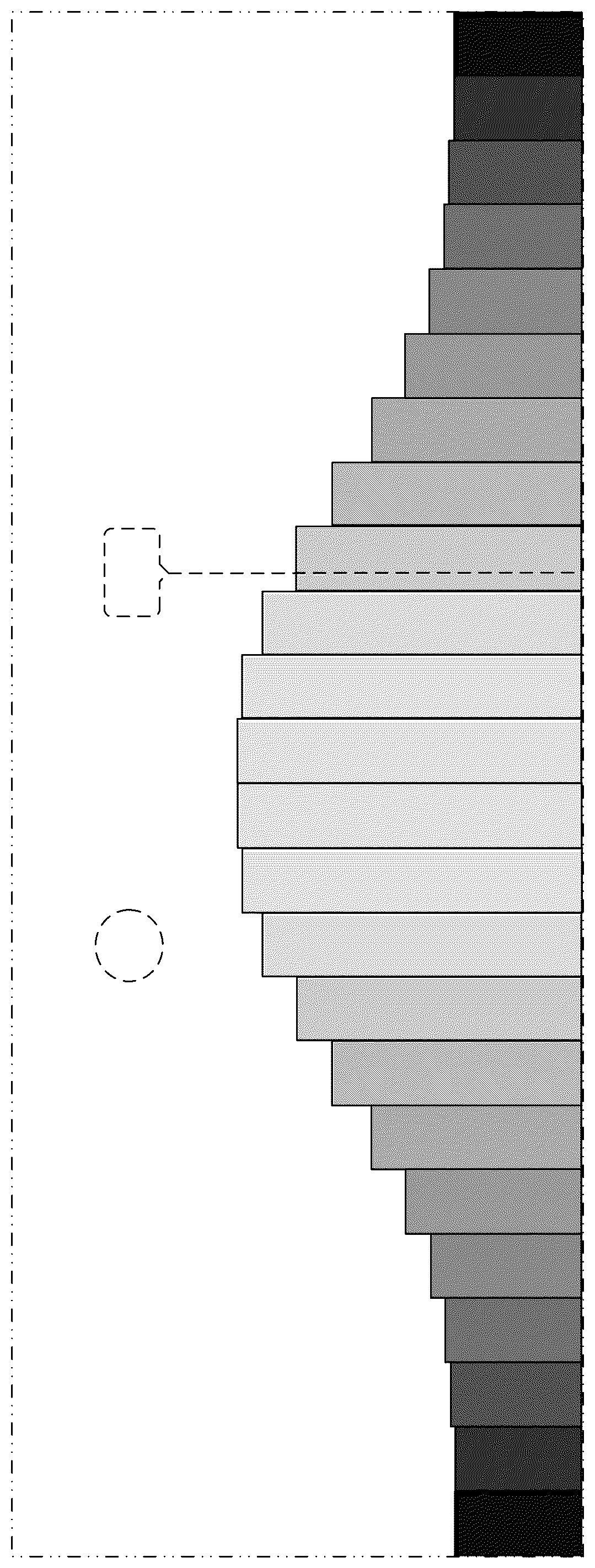 Patent USD1125190 Figure 1 – Display screen or portion thereof with a graphical user interface for an interactive daily schedule for the cognitively impaired