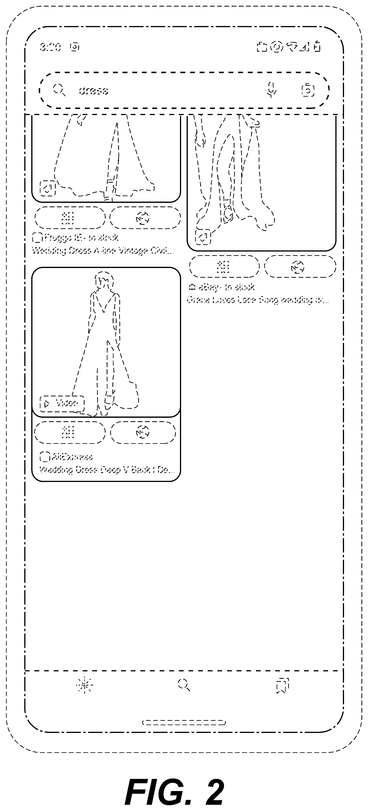 Patent USD1125191 Figure 2 – Display screen with transitional graphical user interface